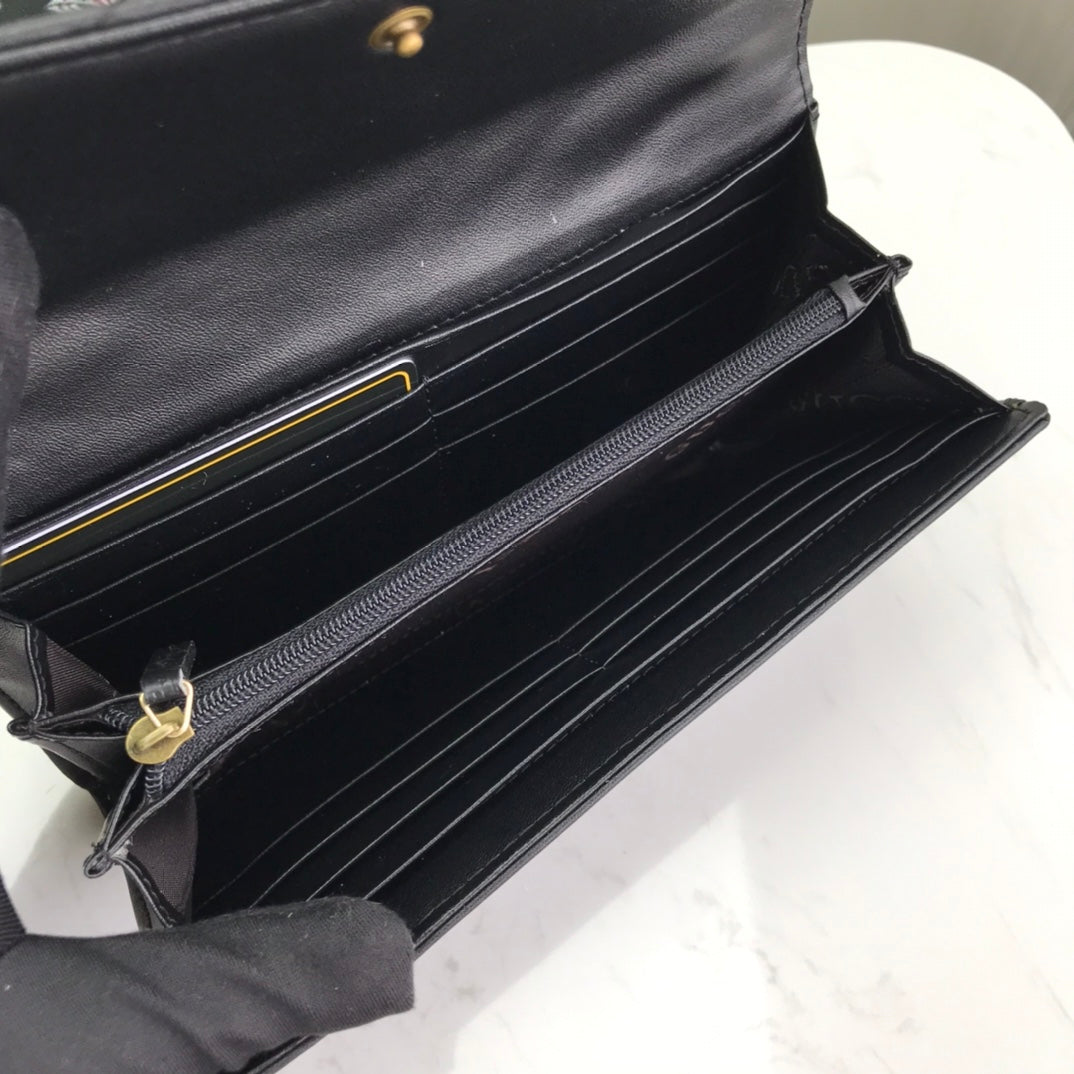 New luxury fashion   Handbag Light &s Long Flip Card Wallet