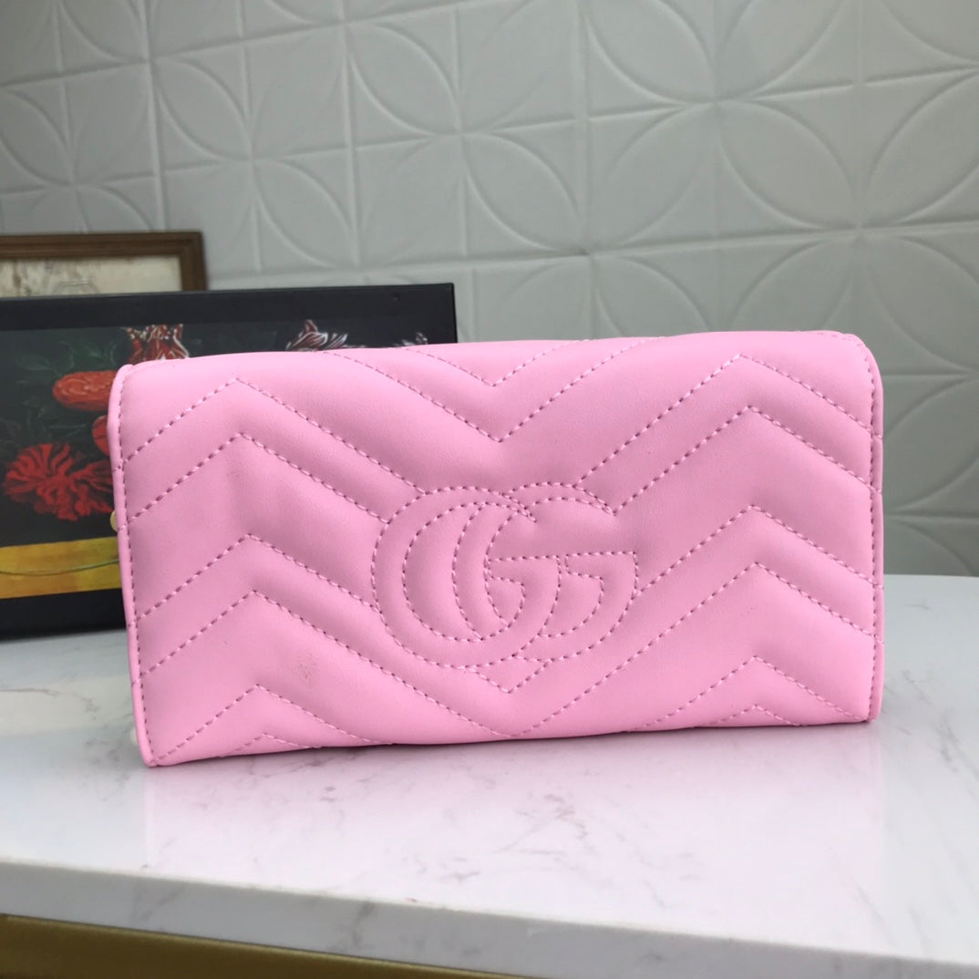 New luxury fashion   Handbag Light &s Long Flip Card Wallet