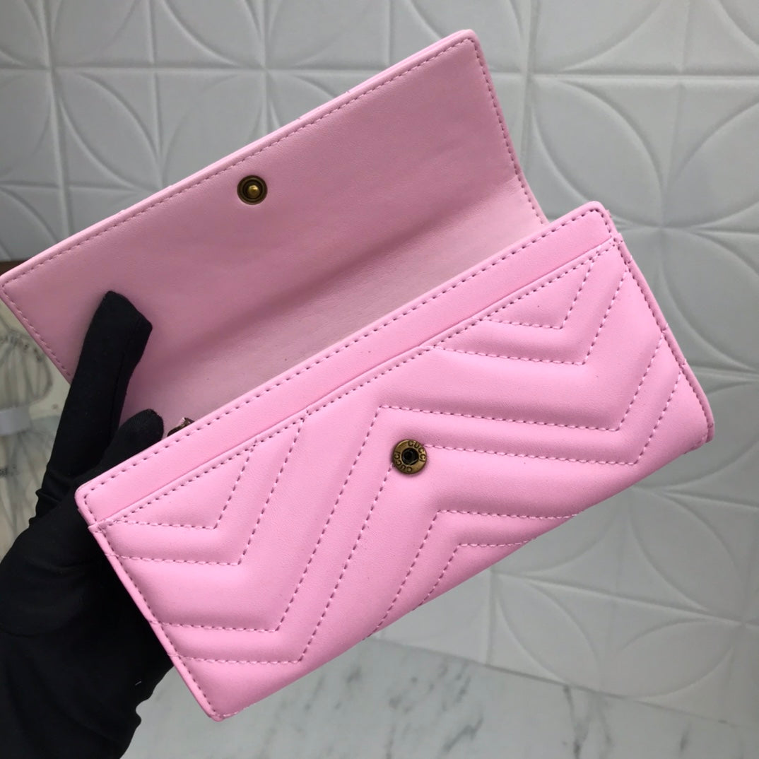New luxury fashion   Handbag Light &s Long Flip Card Wallet