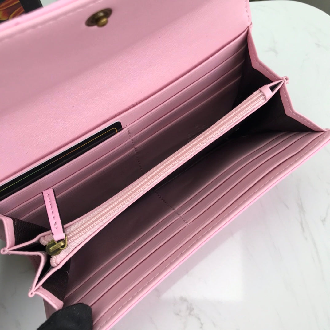 New luxury fashion   Handbag Light &s Long Flip Card Wallet
