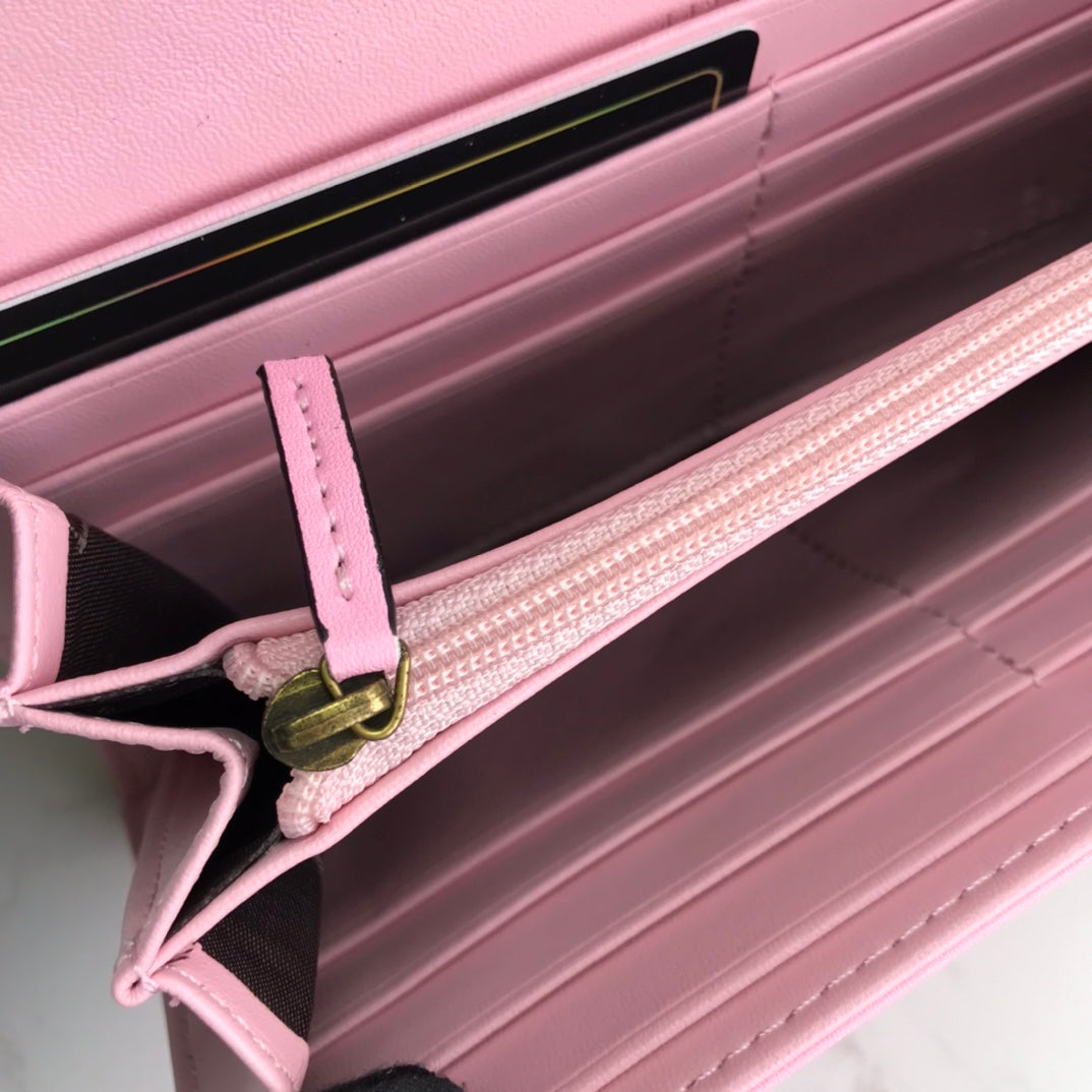 New luxury fashion   Handbag Light &s Long Flip Card Wallet