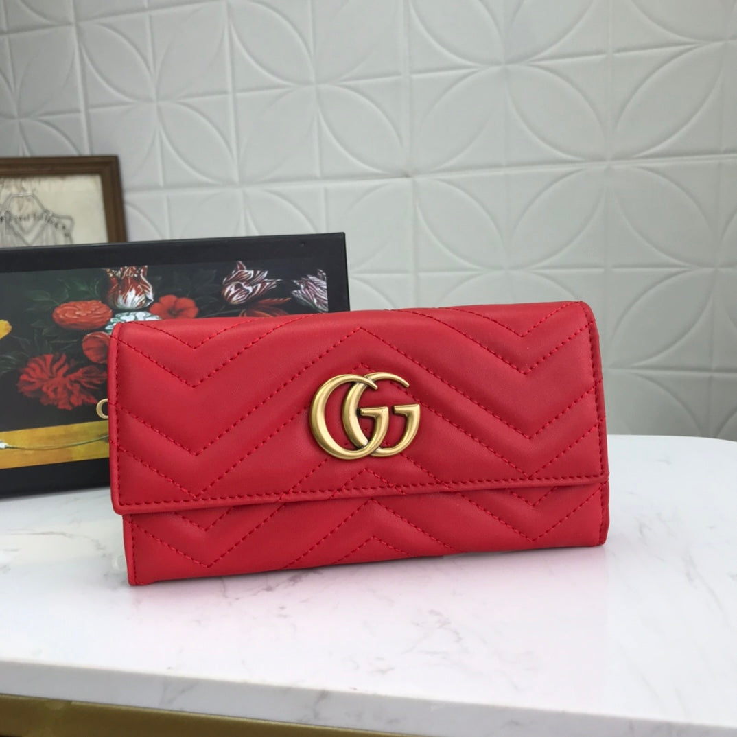 New luxury fashion   Handbag Light &s Long Flip Card Wallet