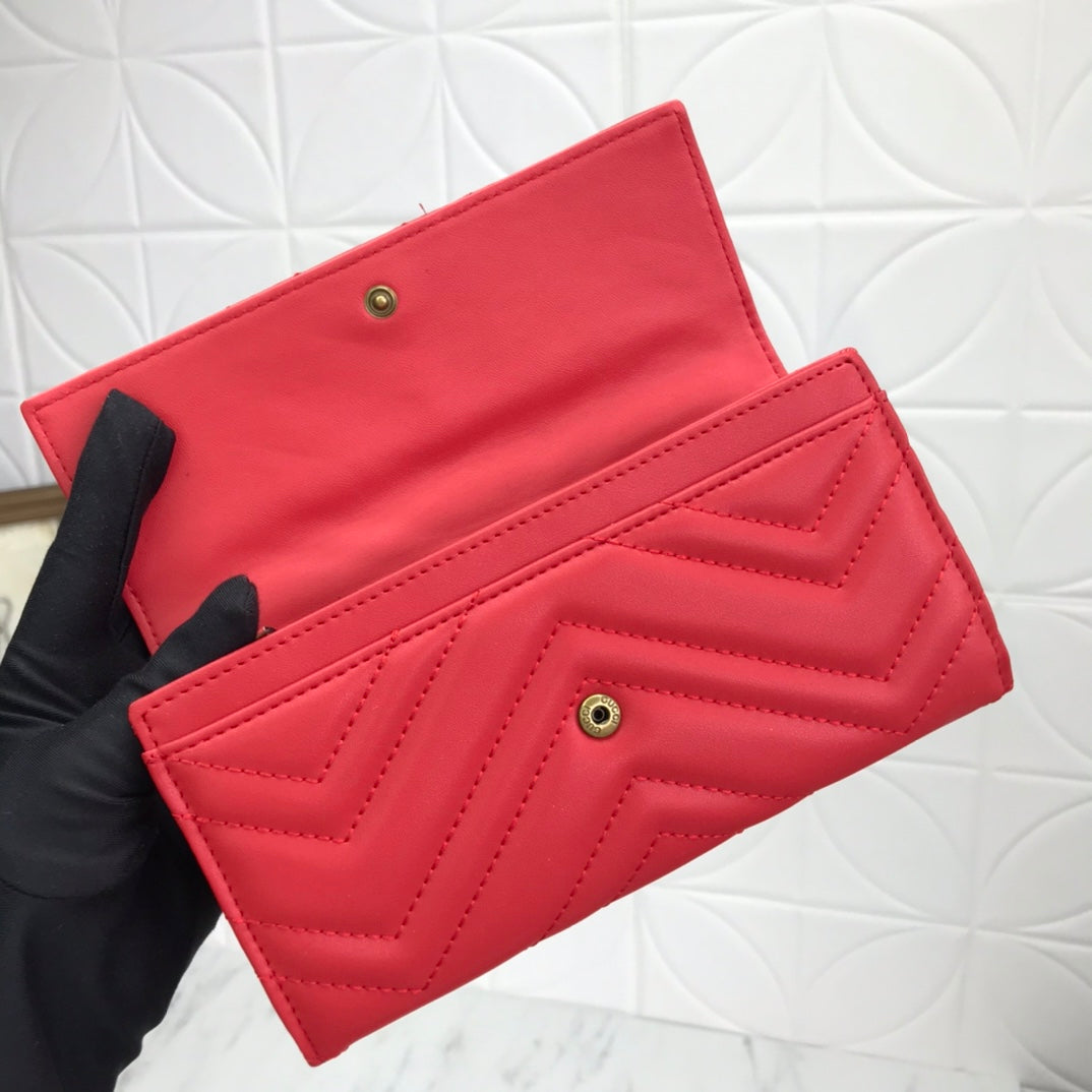 New luxury fashion   Handbag Light &s Long Flip Card Wallet