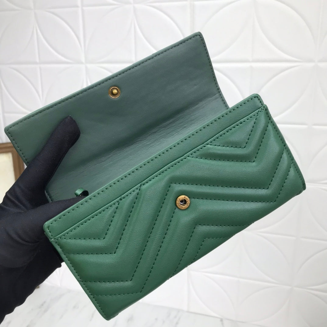 New luxury fashion   Handbag Light &s Long Flip Card Wallet