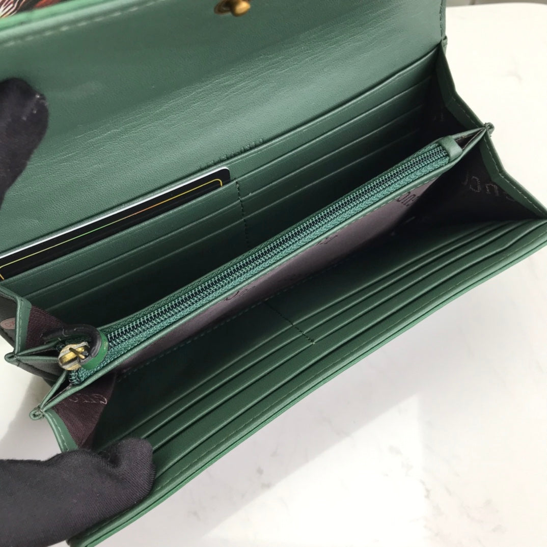 New luxury fashion   Handbag Light &s Long Flip Card Wallet