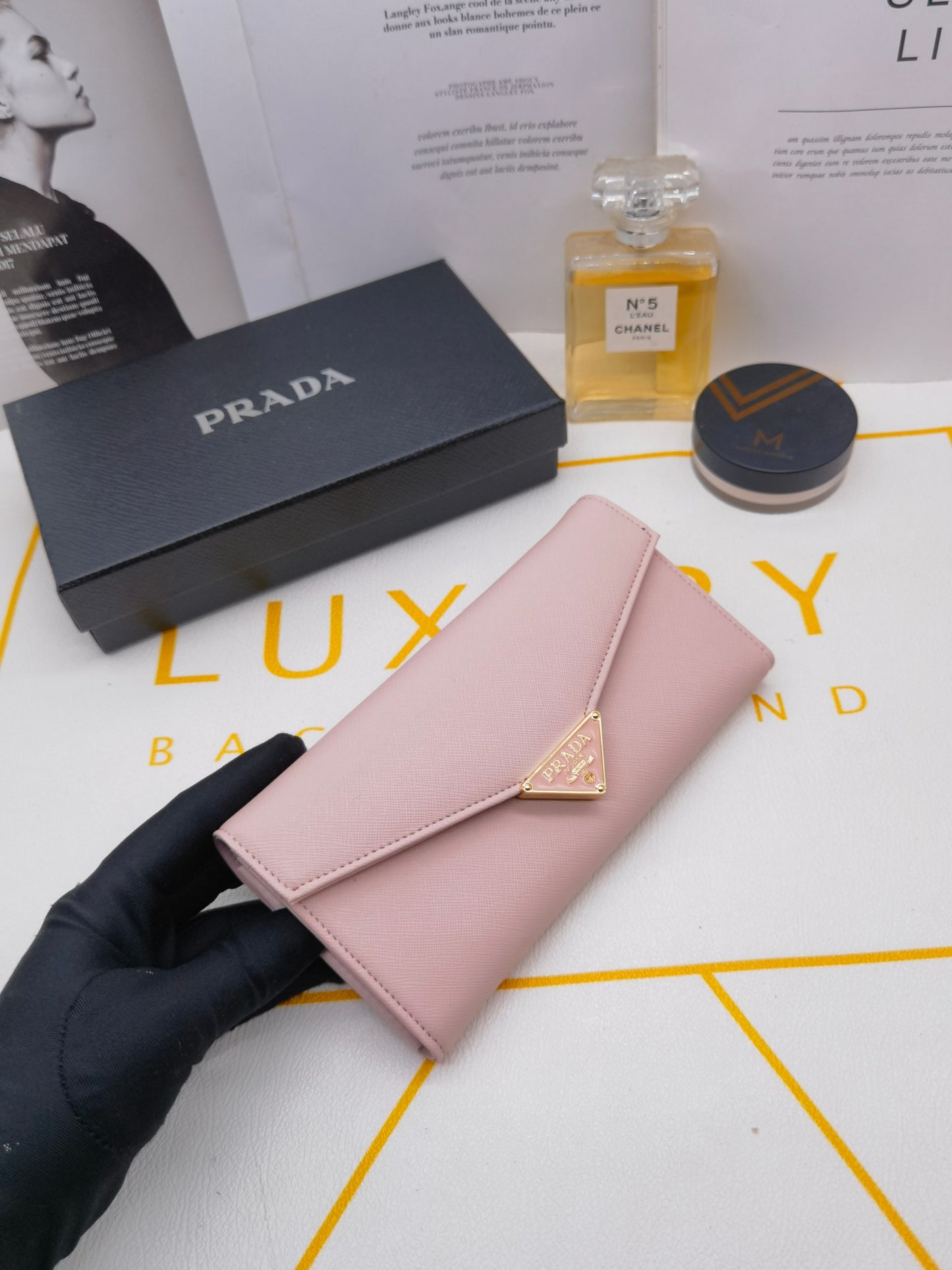 New Fashionable and Versatile Saffiano Light Luxury Women's Long Flip Card Large Capacity Wallet