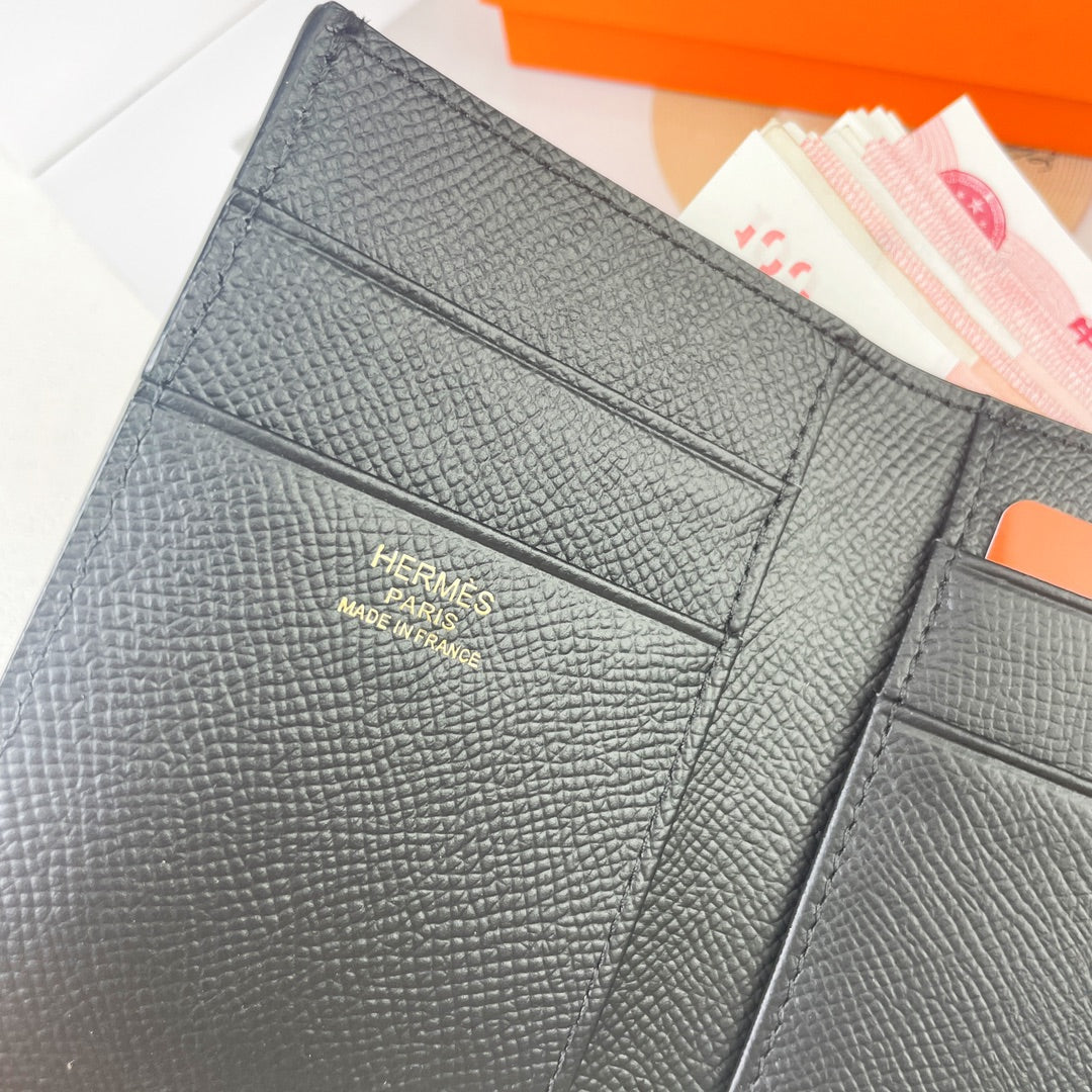 New Fashionable and Exquisite H Family Women's Short and High end Card Bag Wallet