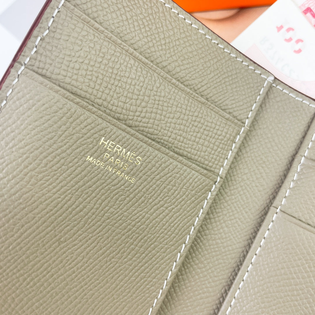 New Fashionable and Exquisite H Family Women's Short and High end Card Bag Wallet