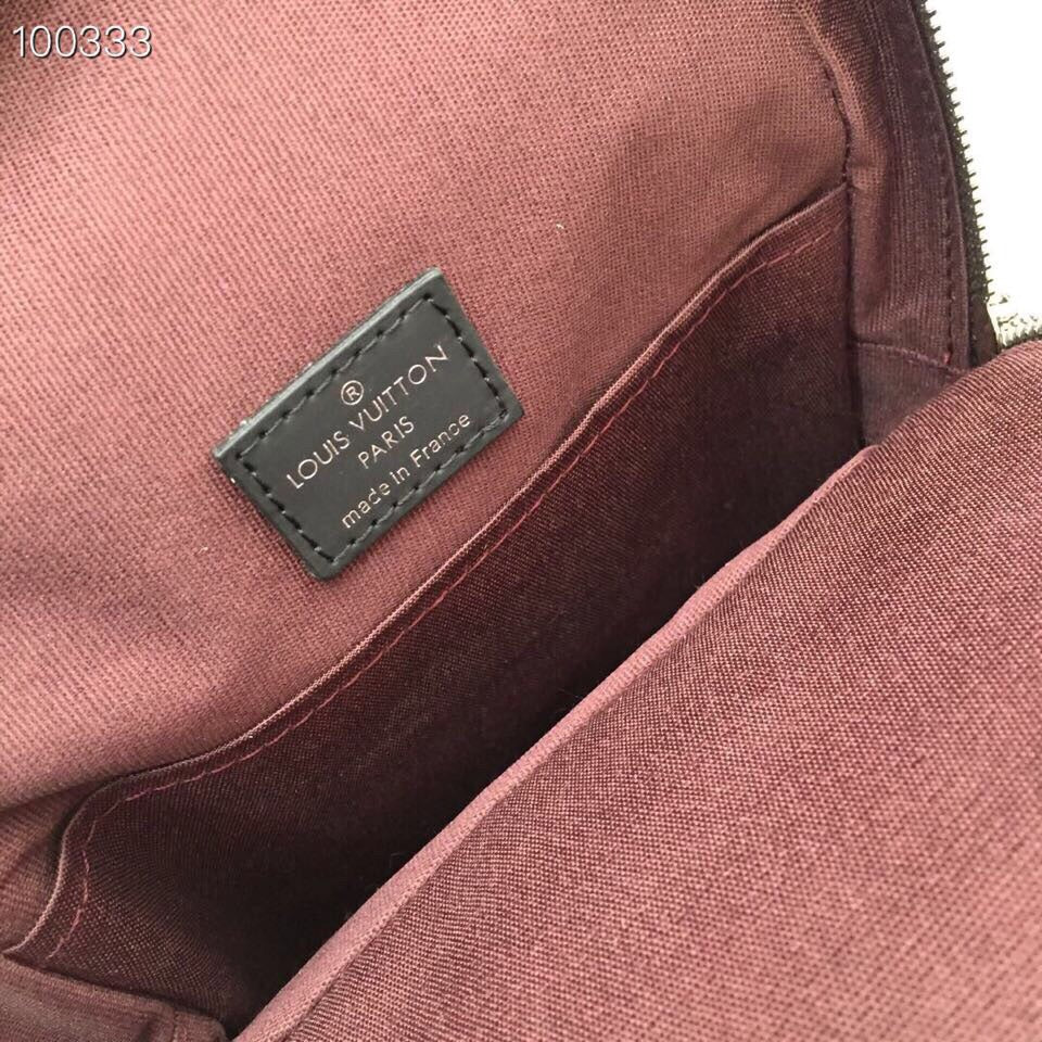 New fashion trend casual men's bag versatile AVENUE checkerboard waist bag chest bag shoulder bag shoulder crossbody bag