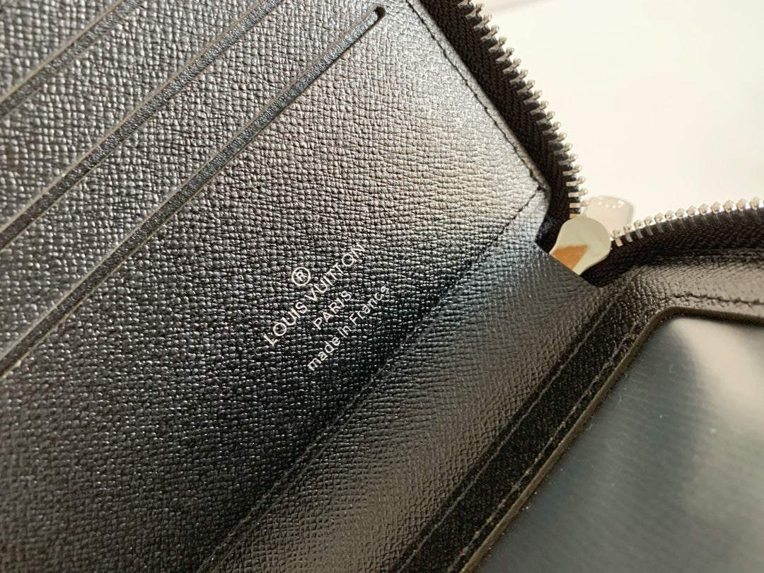 NEW Large Capacity Men's Presbyopia Long Style Double layer Zipper Handheld Foreskin Clip Phone Bag Wallet