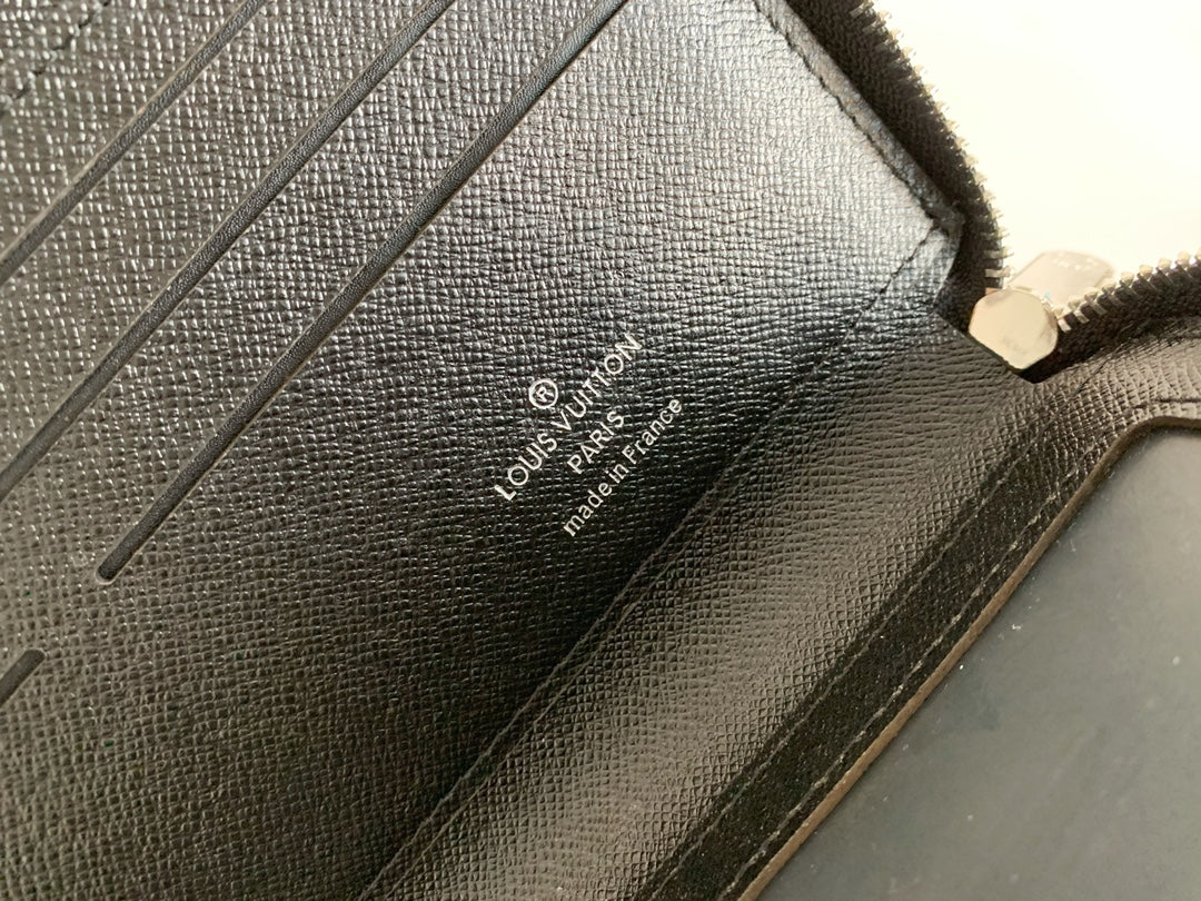 NEW Large Capacity Men's Presbyopia Long Style Double layer Zipper Handheld Foreskin Clip Phone Bag Wallet