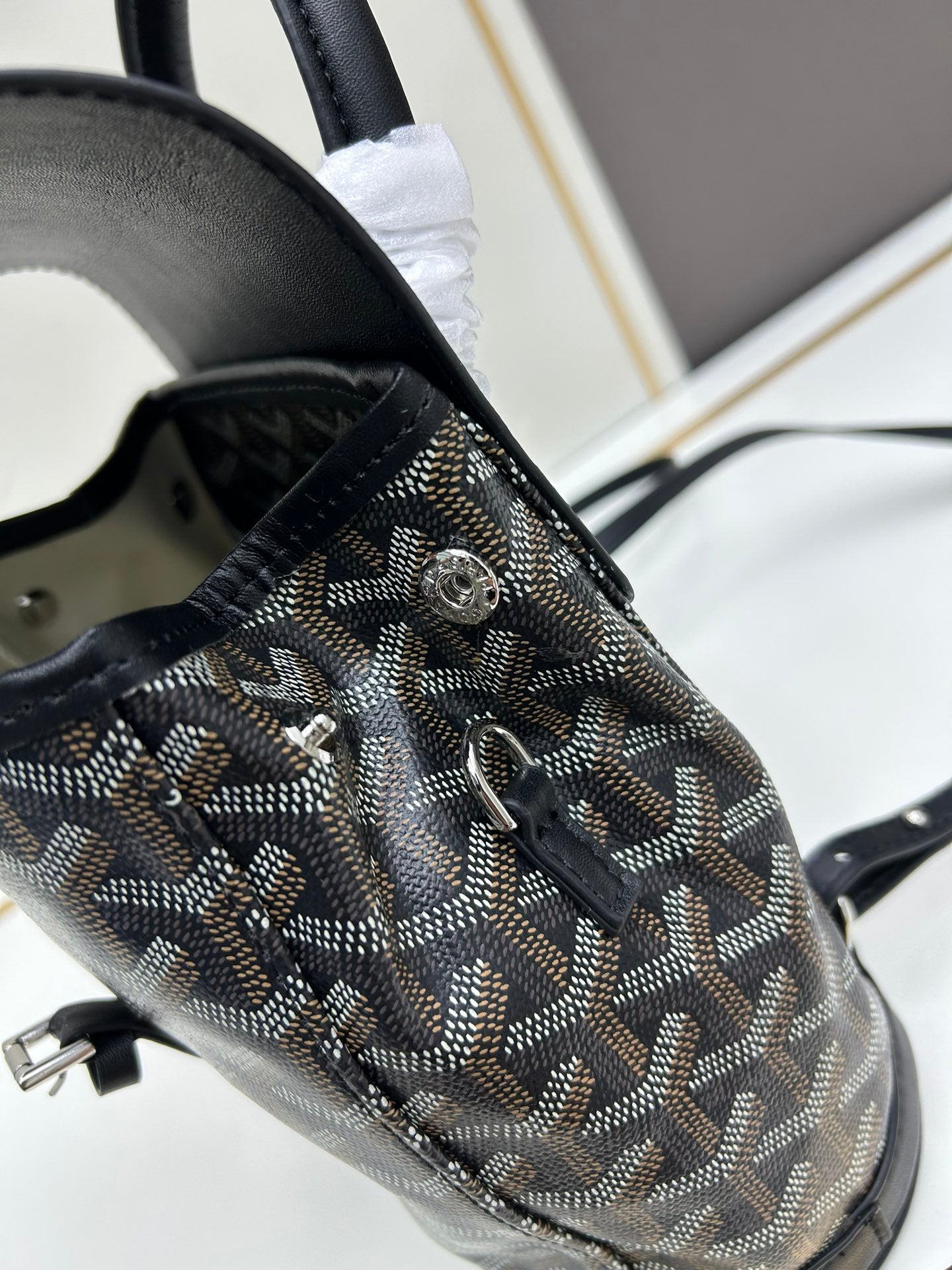 New Fashionable and Stylish Alpin Mini Women's Style Backpack with Old Flower Full Print Leather Backpack, Single Shoulder Crossbody Bag