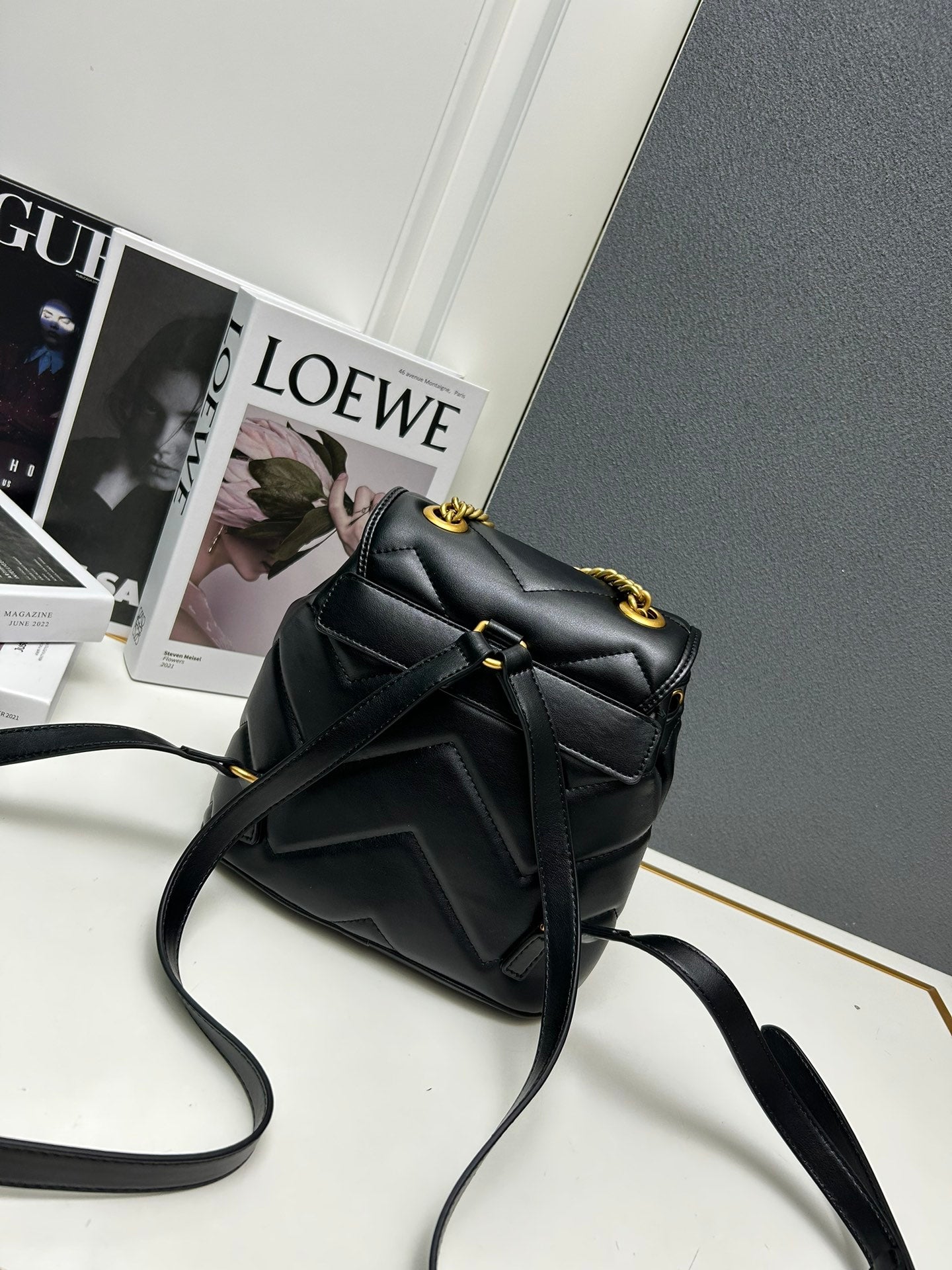 New luxury fashion trendy handbag&shoulder bag Marmont women's chain backpack &Handbag