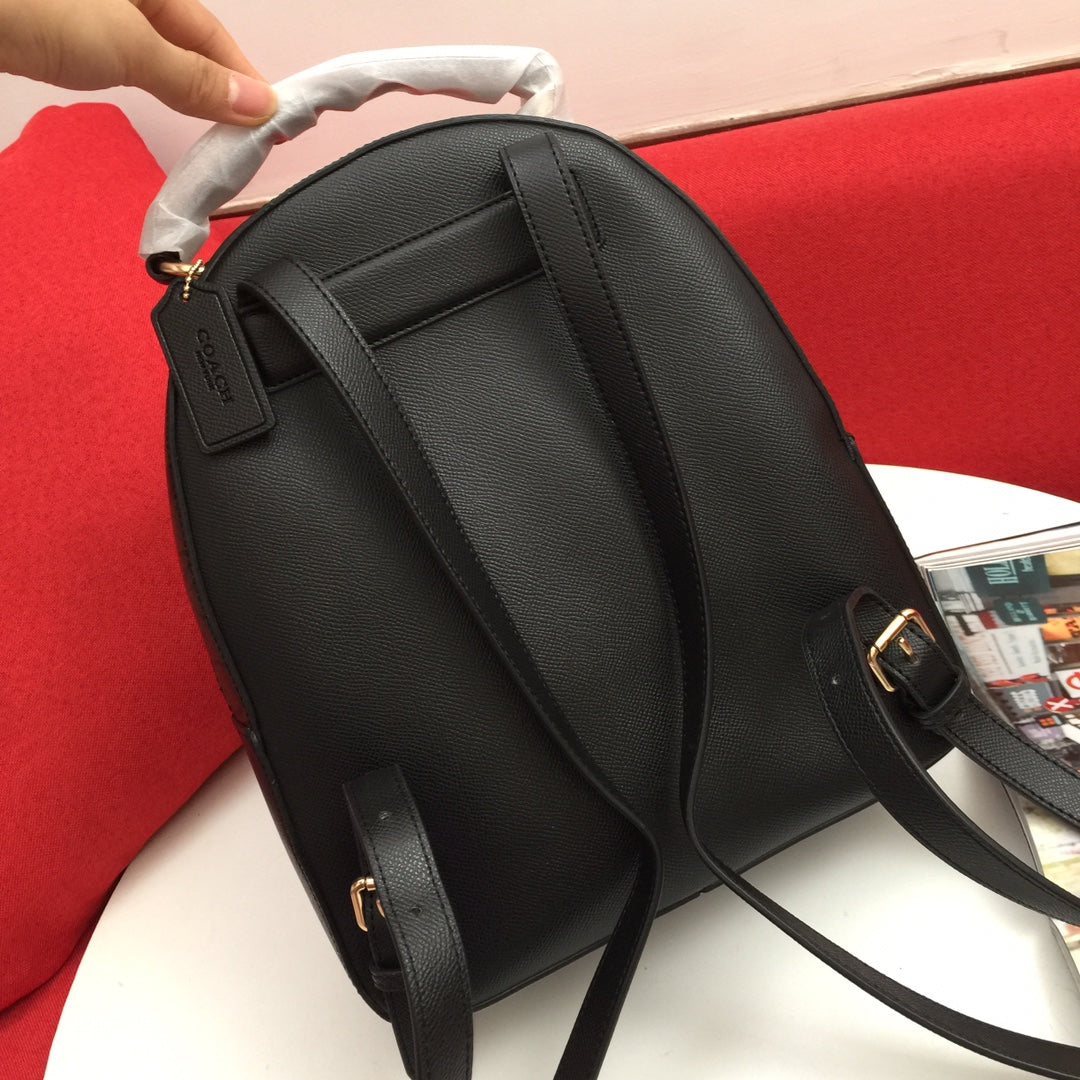European and American trendy new vintage color blocked backpack for women, large capacity genuine leather high-end Charlie travel bag