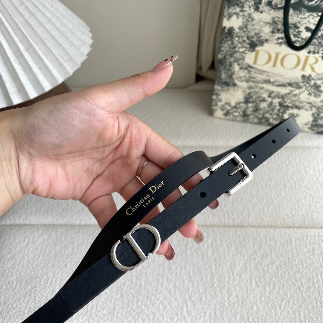 New luxury brand1:1 women's Lucky 15mm leather fashionable casual belt+original gift
