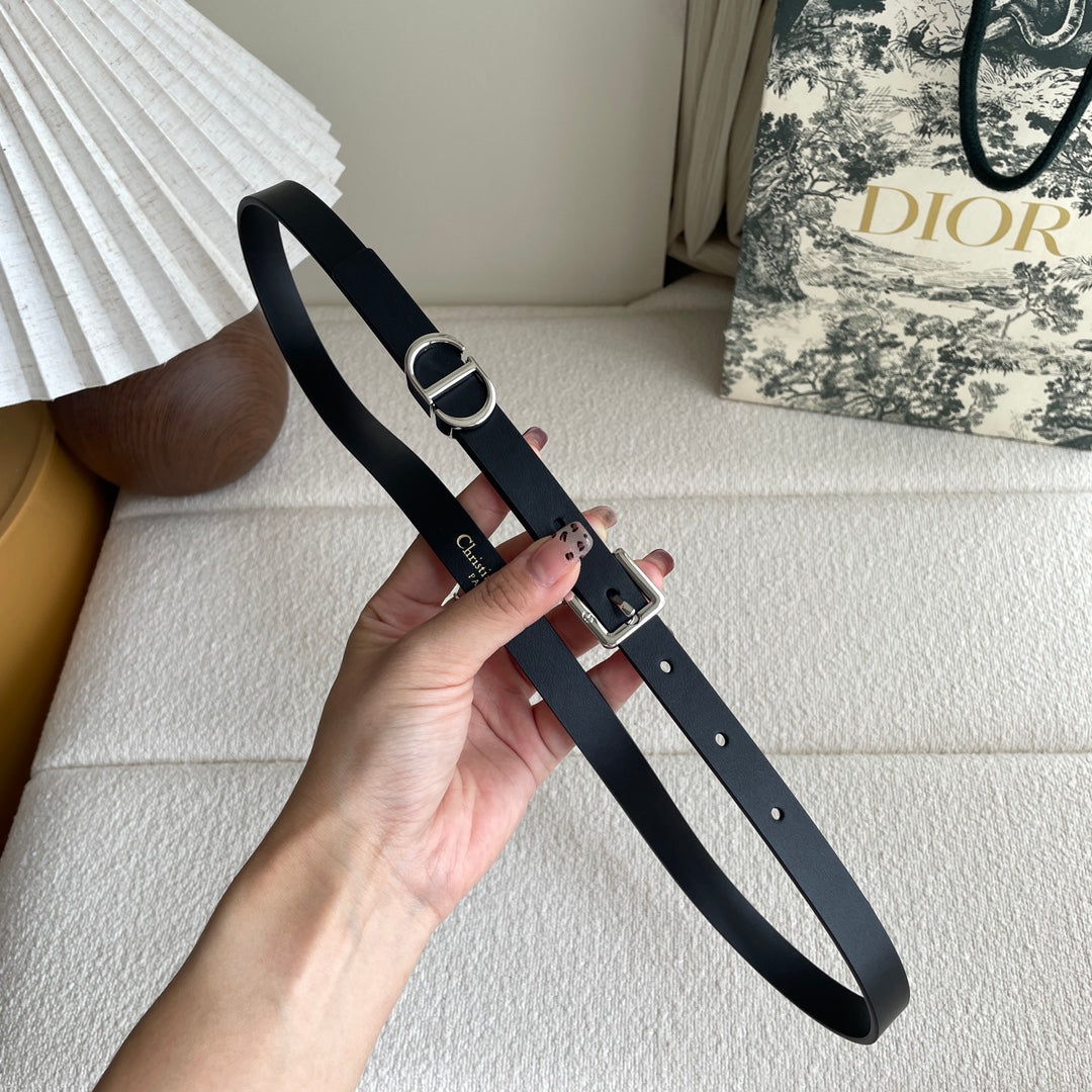 New luxury brand1:1 women's Lucky 15mm leather fashionable casual belt+original gift
