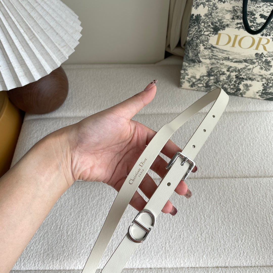 New luxury brand1:1 women's Lucky 15mm leather fashionable casual belt+original gift