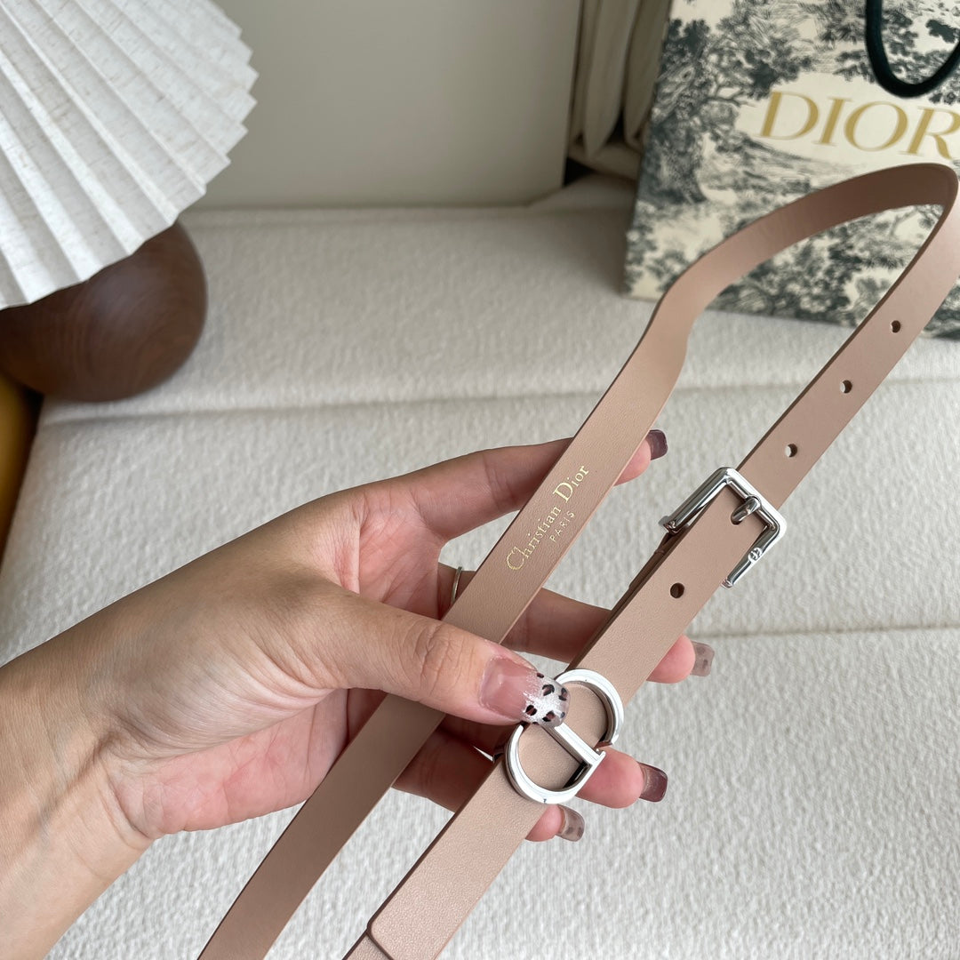 New luxury brand1:1 women's Lucky 15mm leather fashionable casual belt+original gift