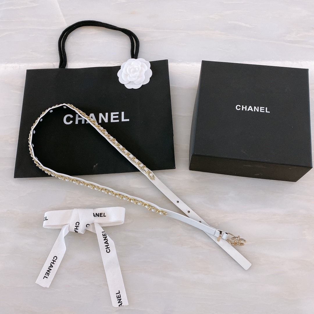 New style small fragrant style slim waist belt, high-end drawstring, versatile decorative dress, antique belt, enamel buckle waist seal