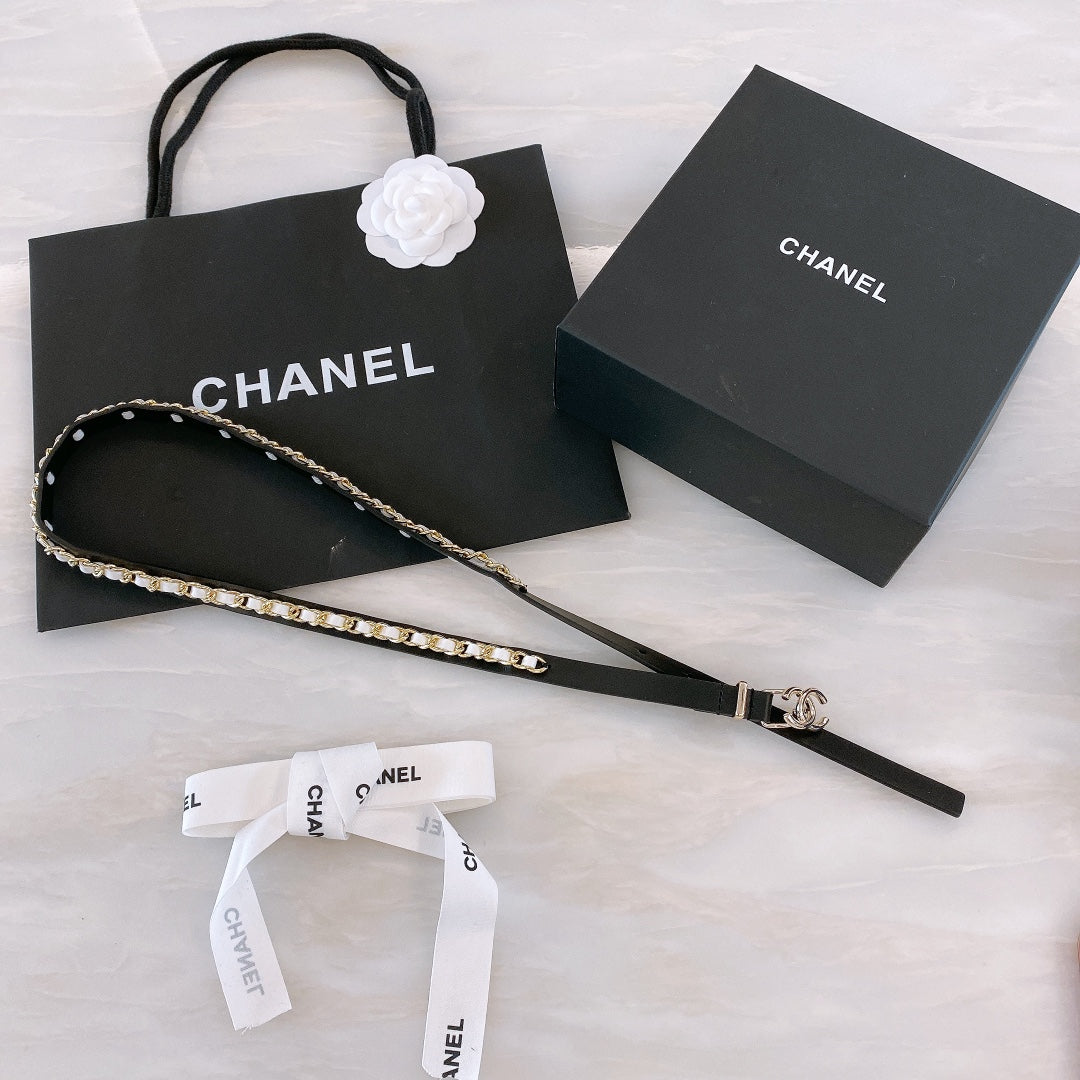 New style small fragrant style slim waist belt, high-end drawstring, versatile decorative dress, antique belt, enamel buckle waist seal