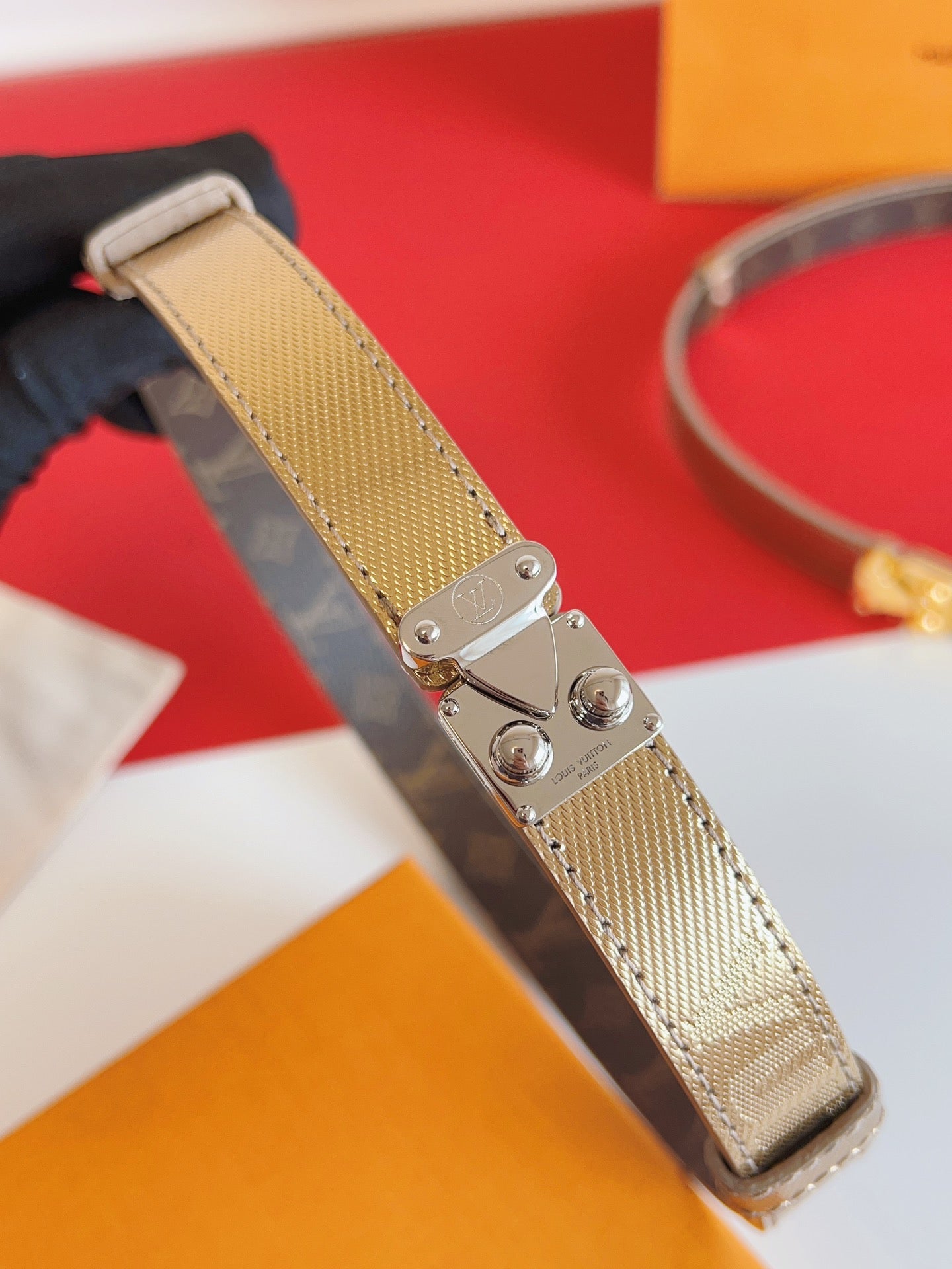 New women's double-sided waist belt lock 20mm