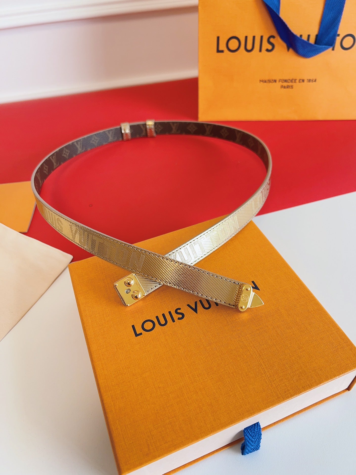 New women's double-sided waist belt lock 20mm