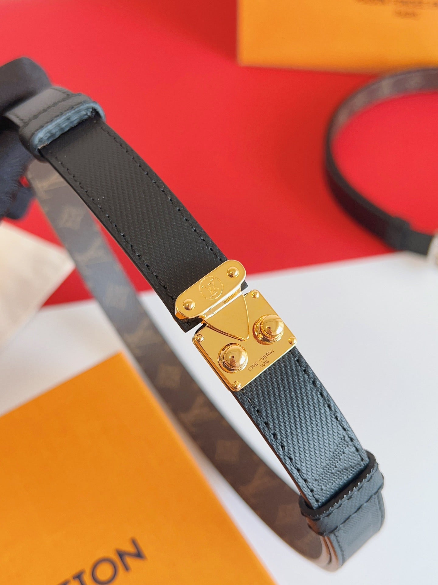 New women's double-sided waist belt lock 20mm