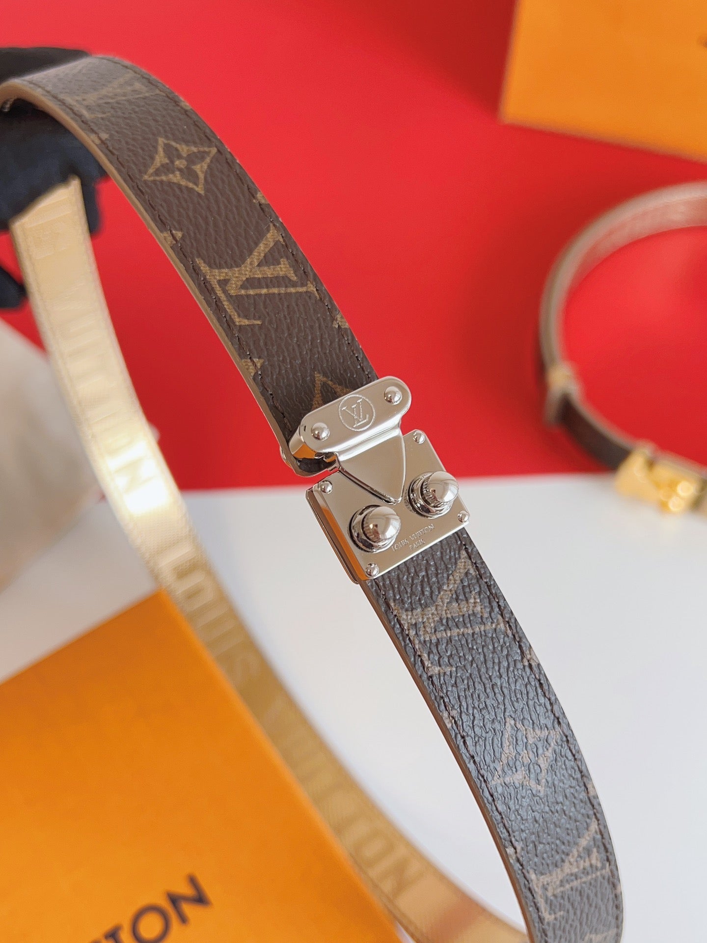 New women's double-sided waist belt lock 20mm