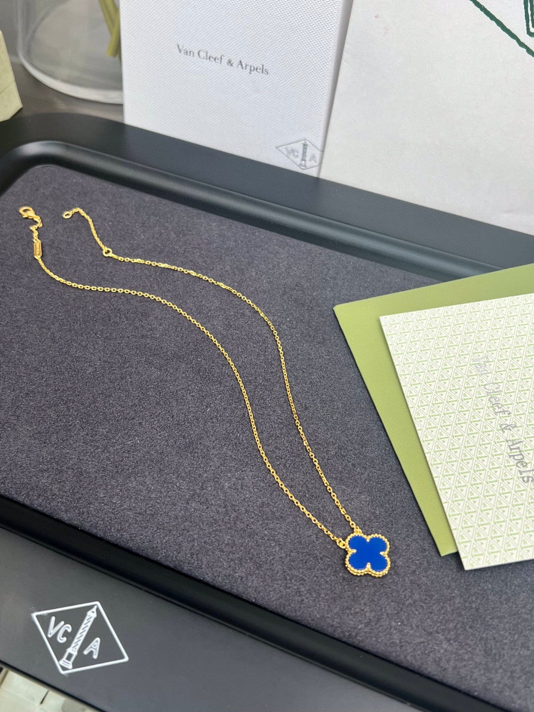 New Fashion Trends Classic Single Flower Clover 18K Gold Women's Necklace