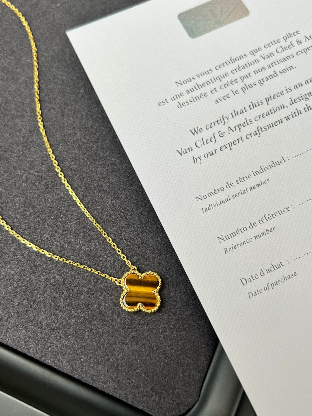New Fashion Trends Classic Single Flower Clover 18K Gold Women's Necklace