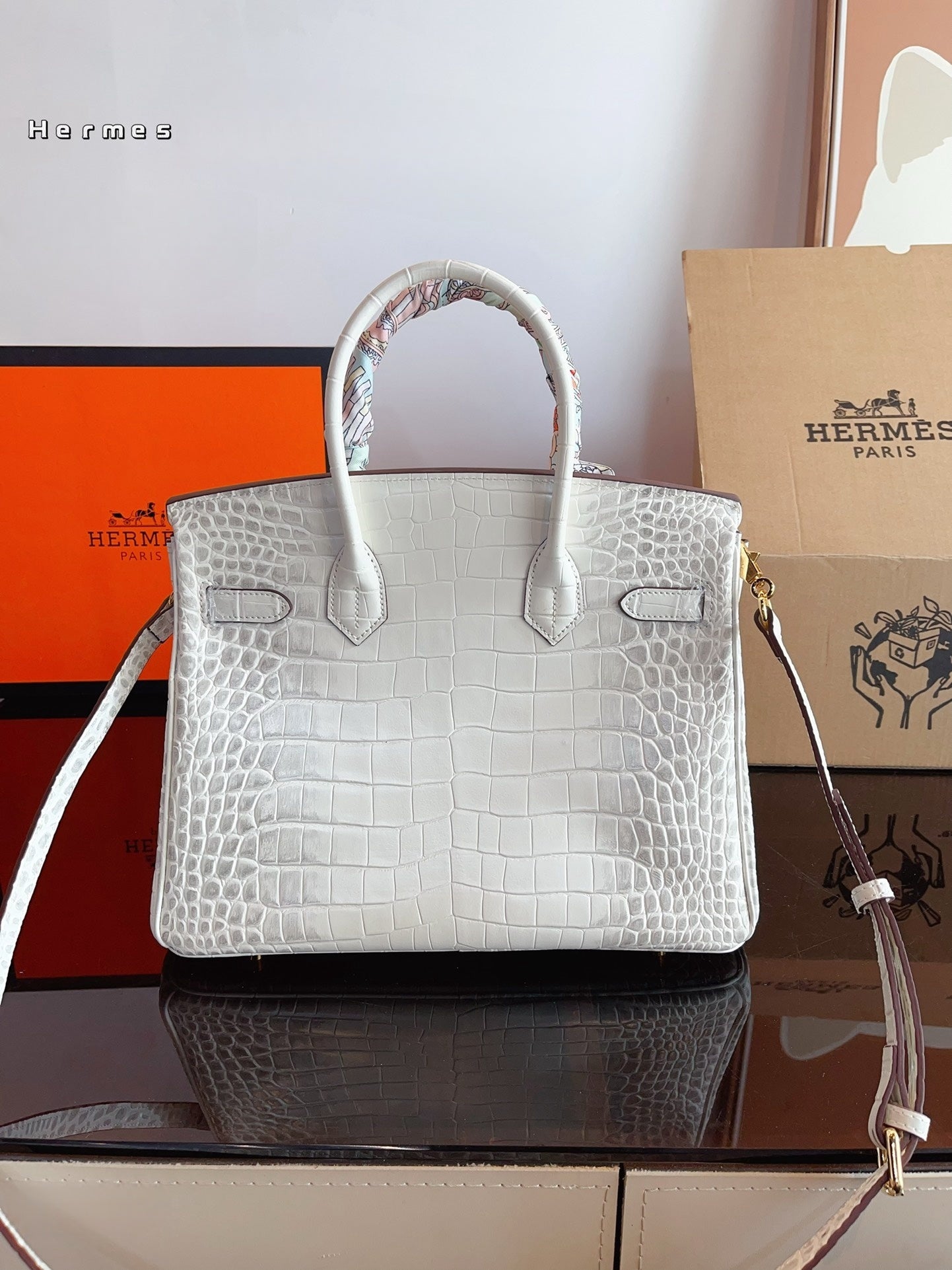 luxury fashion birkin Vert fonce women's handbag
