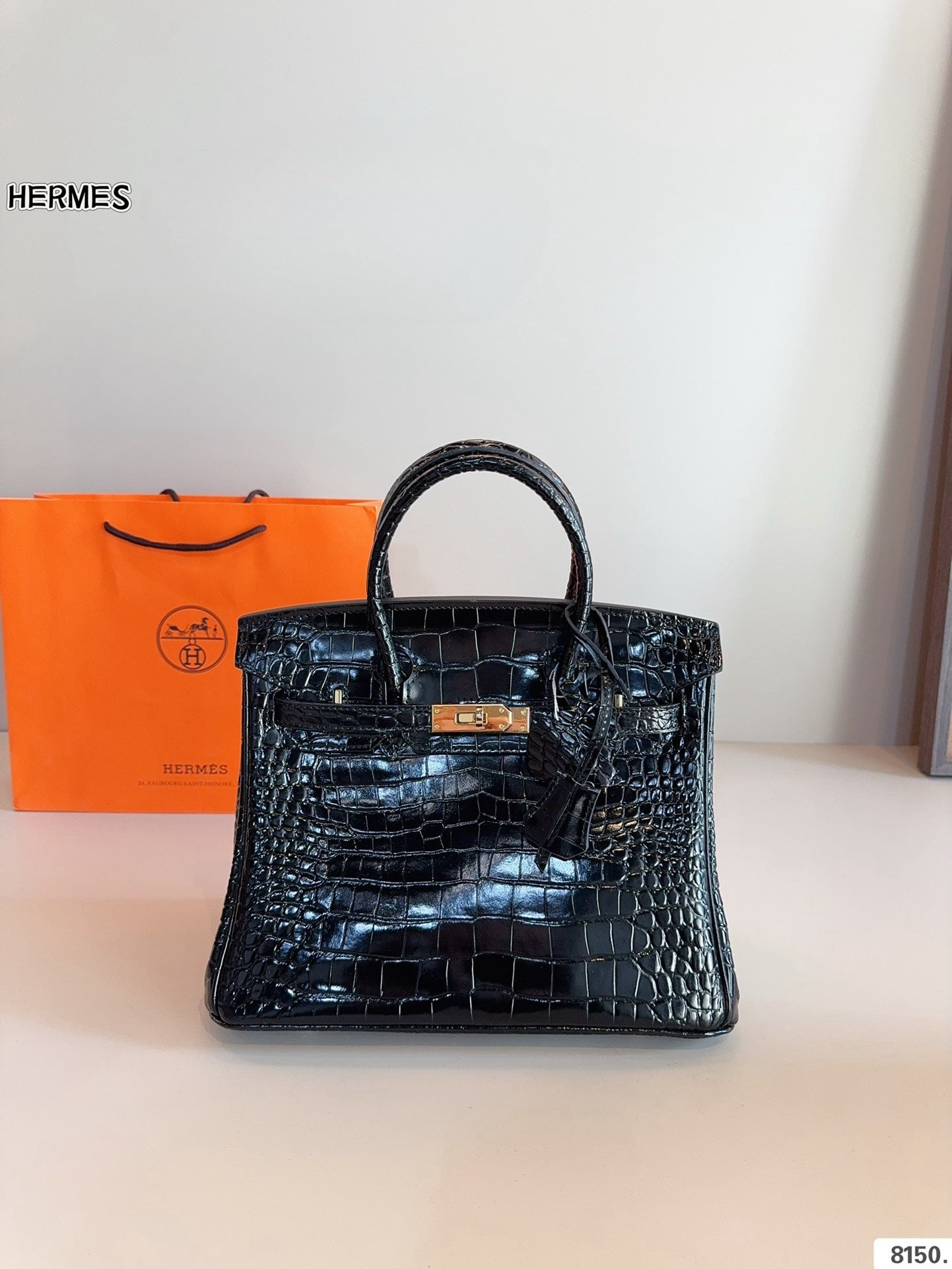 luxury fashion birkin Vert fonce women's handbag