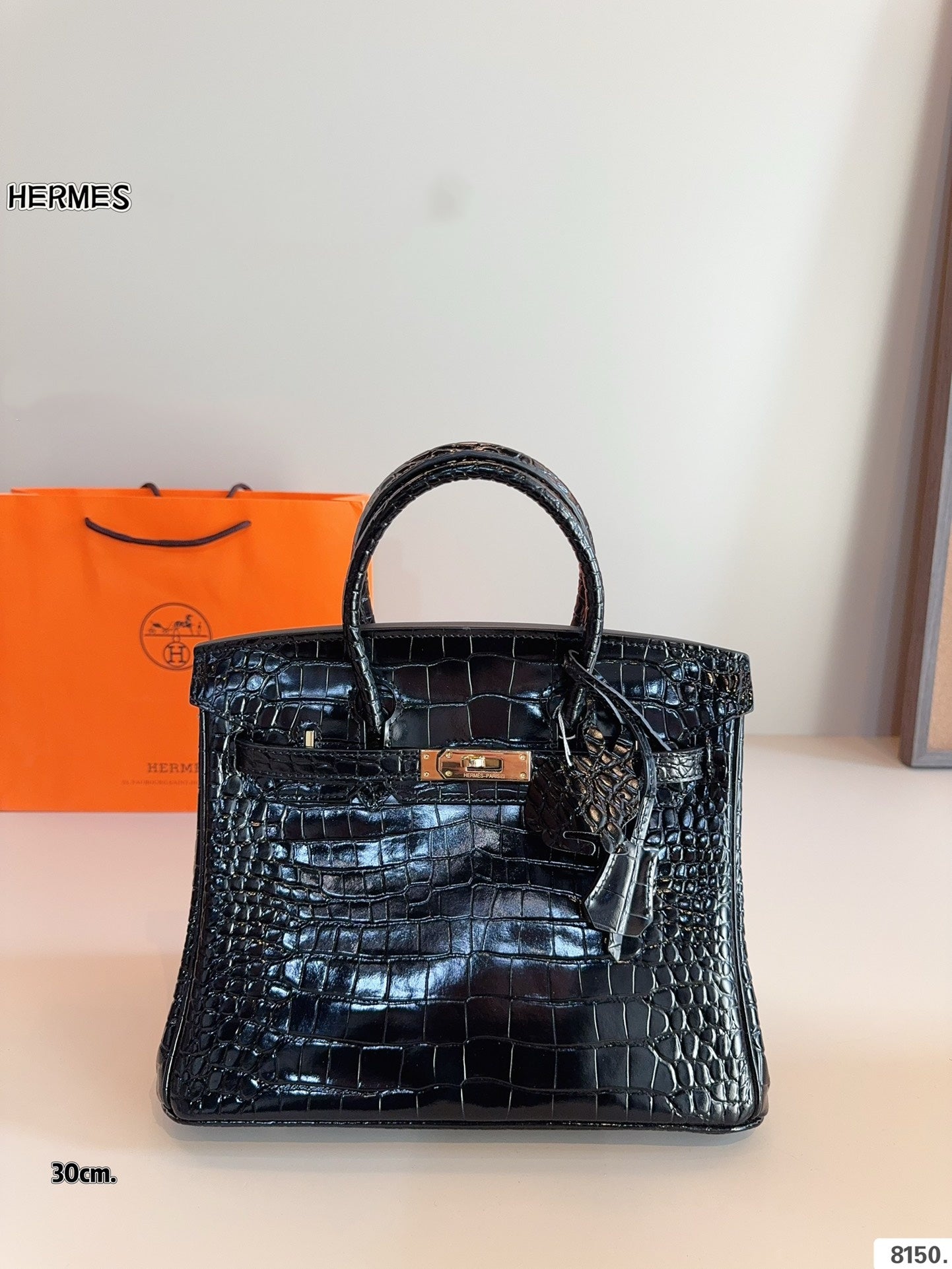 luxury fashion birkin Vert fonce women's handbag