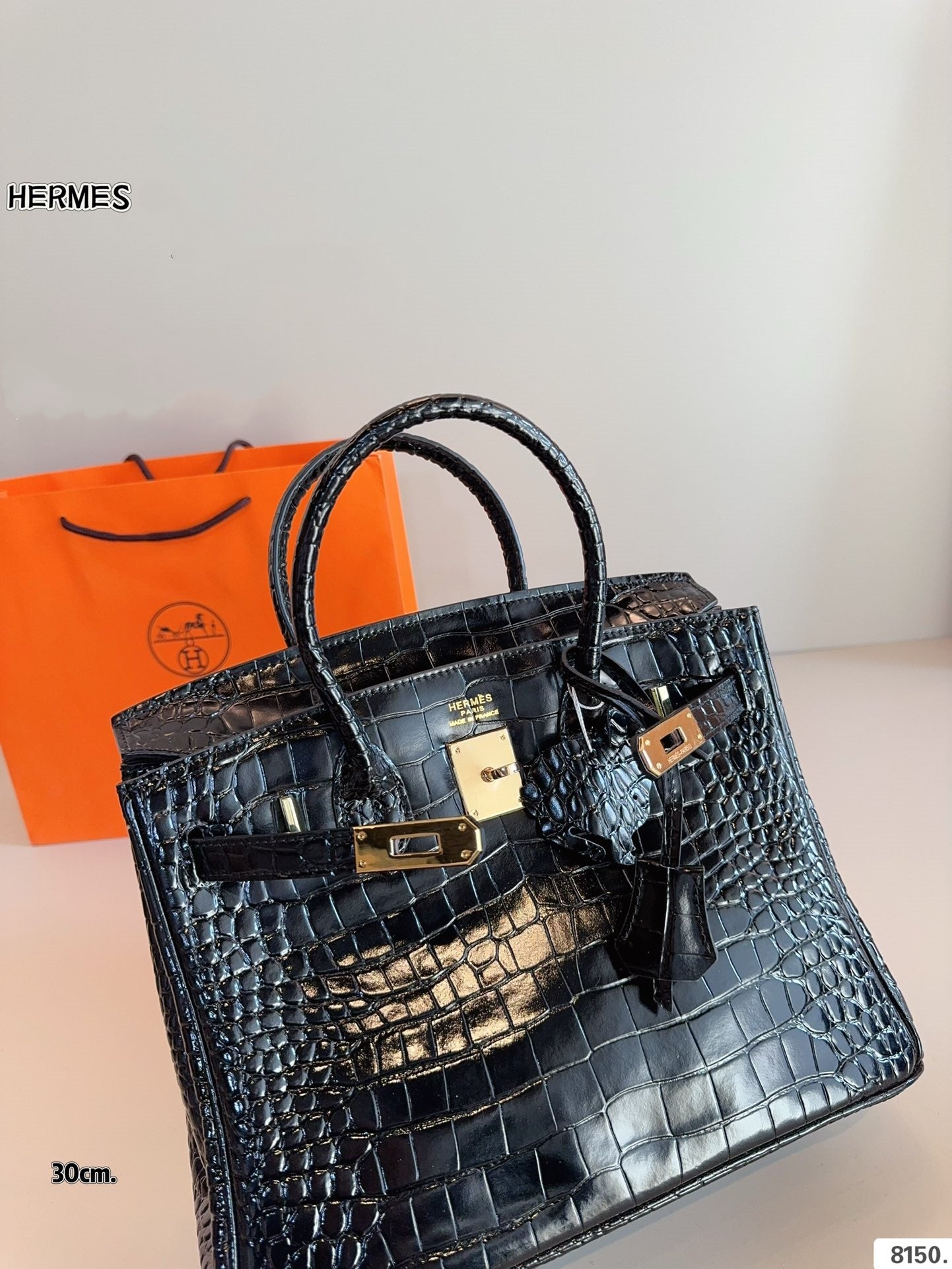 luxury fashion birkin Vert fonce women's handbag