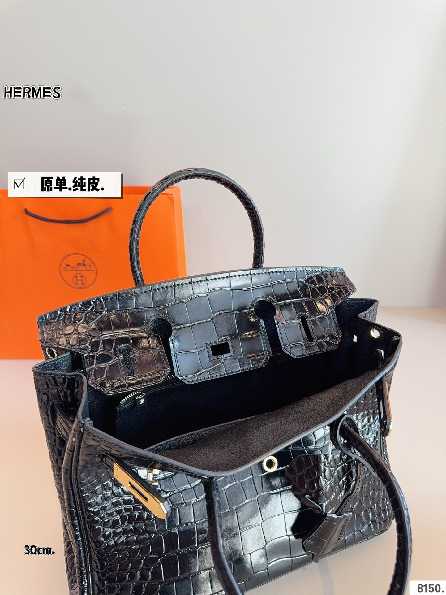 luxury fashion birkin Vert fonce women's handbag