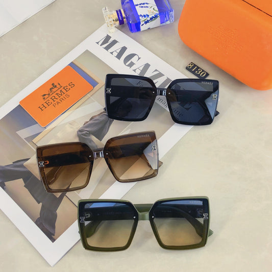 New Fashion, Light Luxury, Versatile, and High end  Box UV resistant Sunglasses