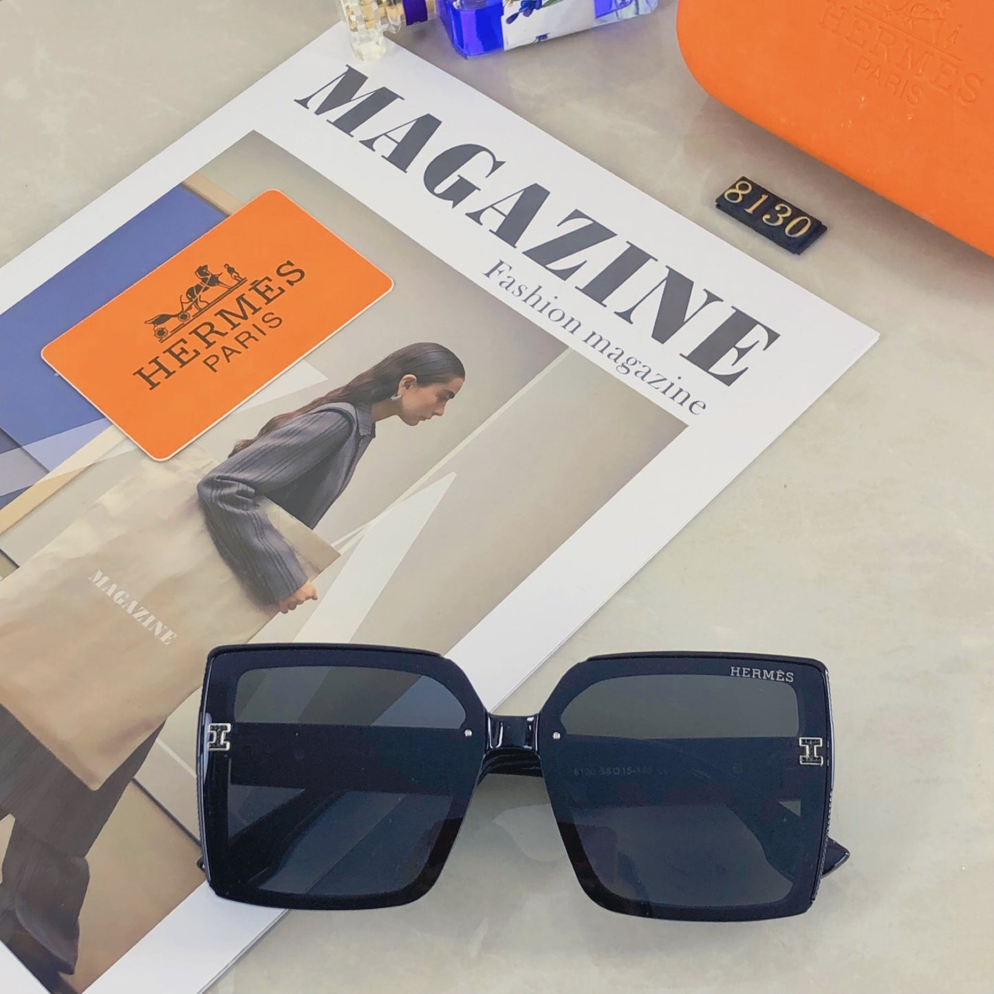 New Fashion, Light Luxury, Versatile, and High end  Box UV resistant Sunglasses