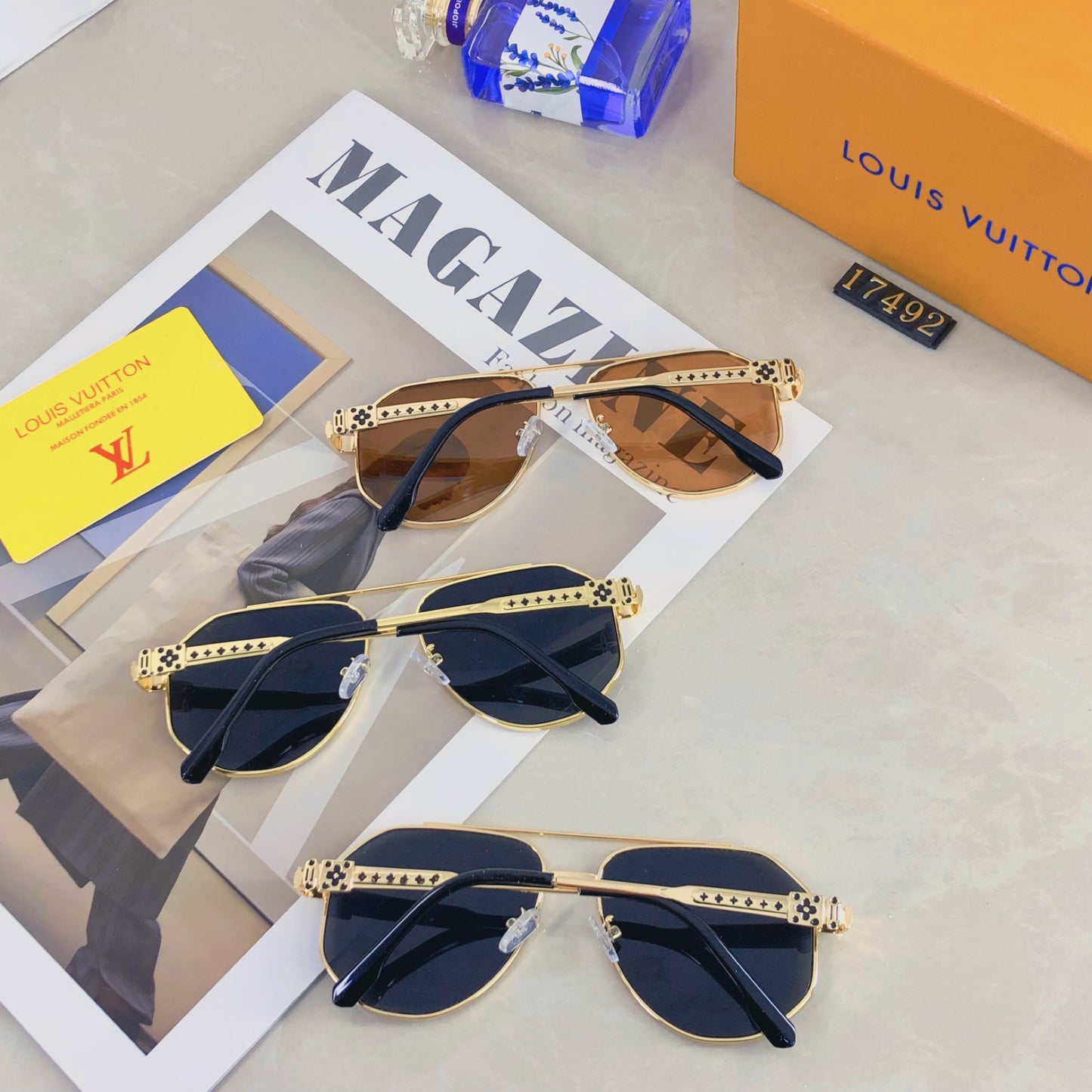 New  Large Frame Sunglasses with Double Beam UV Protection, Fashionable and Versatile for Men and Women, Outdoor Sunglasses with Eye Protection
