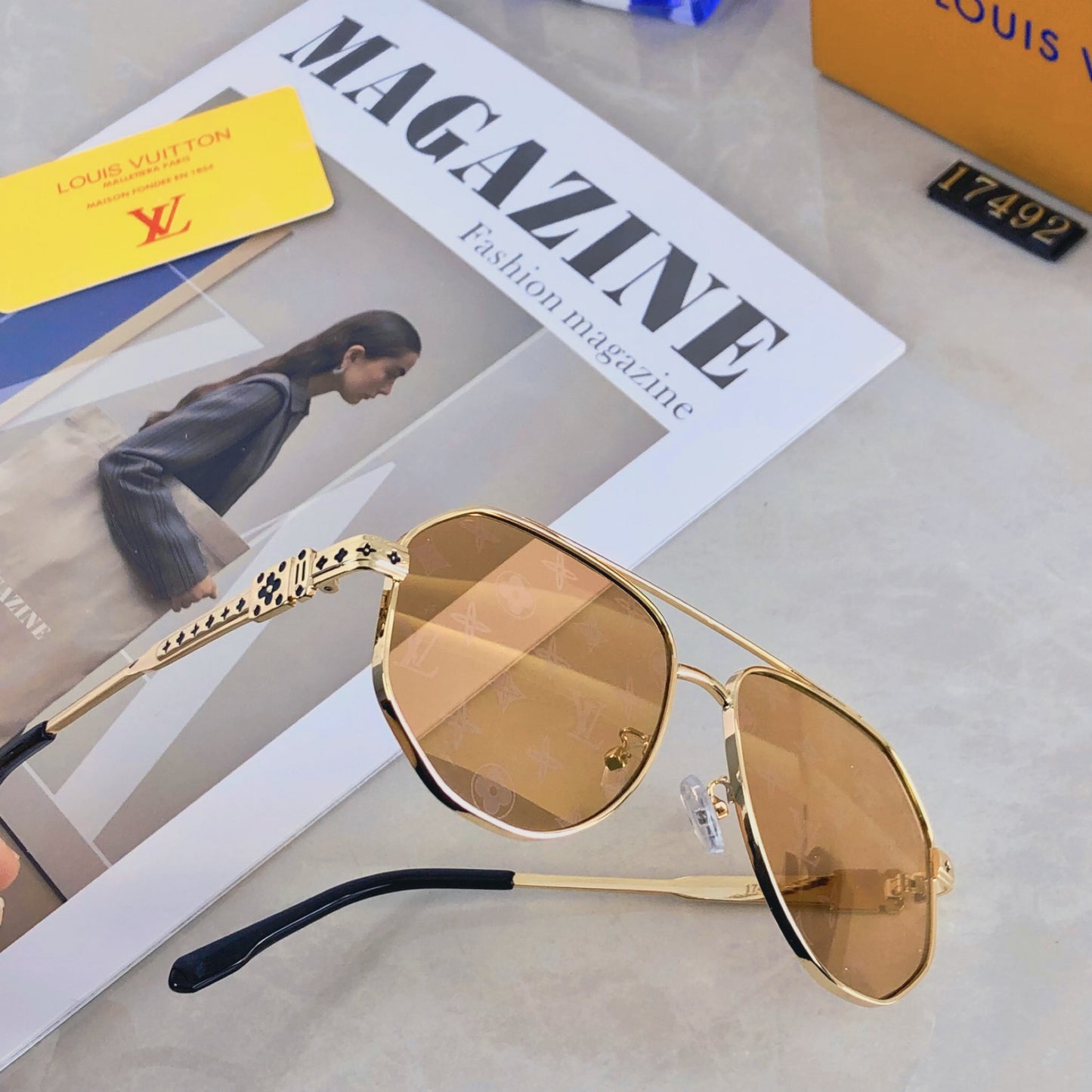 New  Large Frame Sunglasses with Double Beam UV Protection, Fashionable and Versatile for Men and Women, Outdoor Sunglasses with Eye Protection