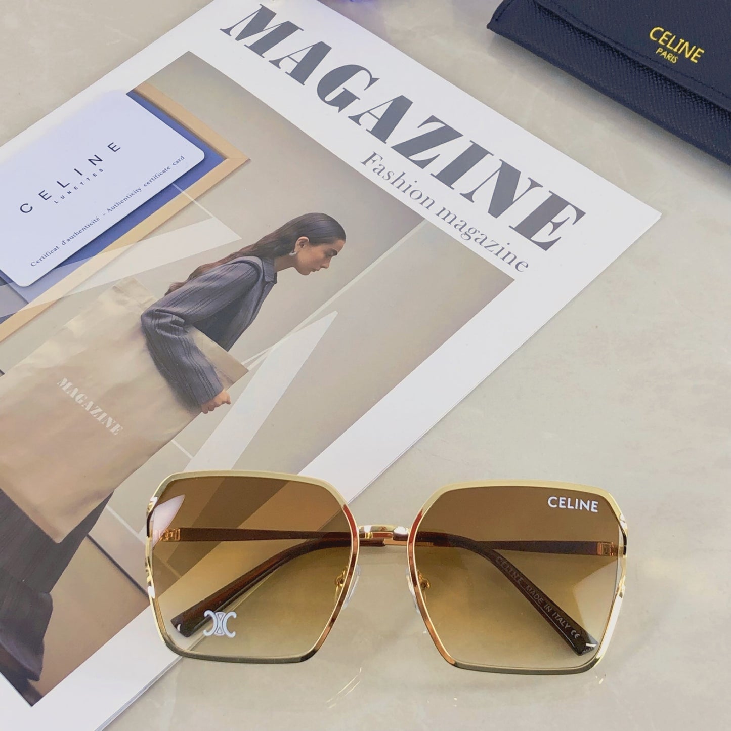 New  high-end sunglasses for women, trendy and elegant, socialite street photography fashion, small face, sun shading sunglasses