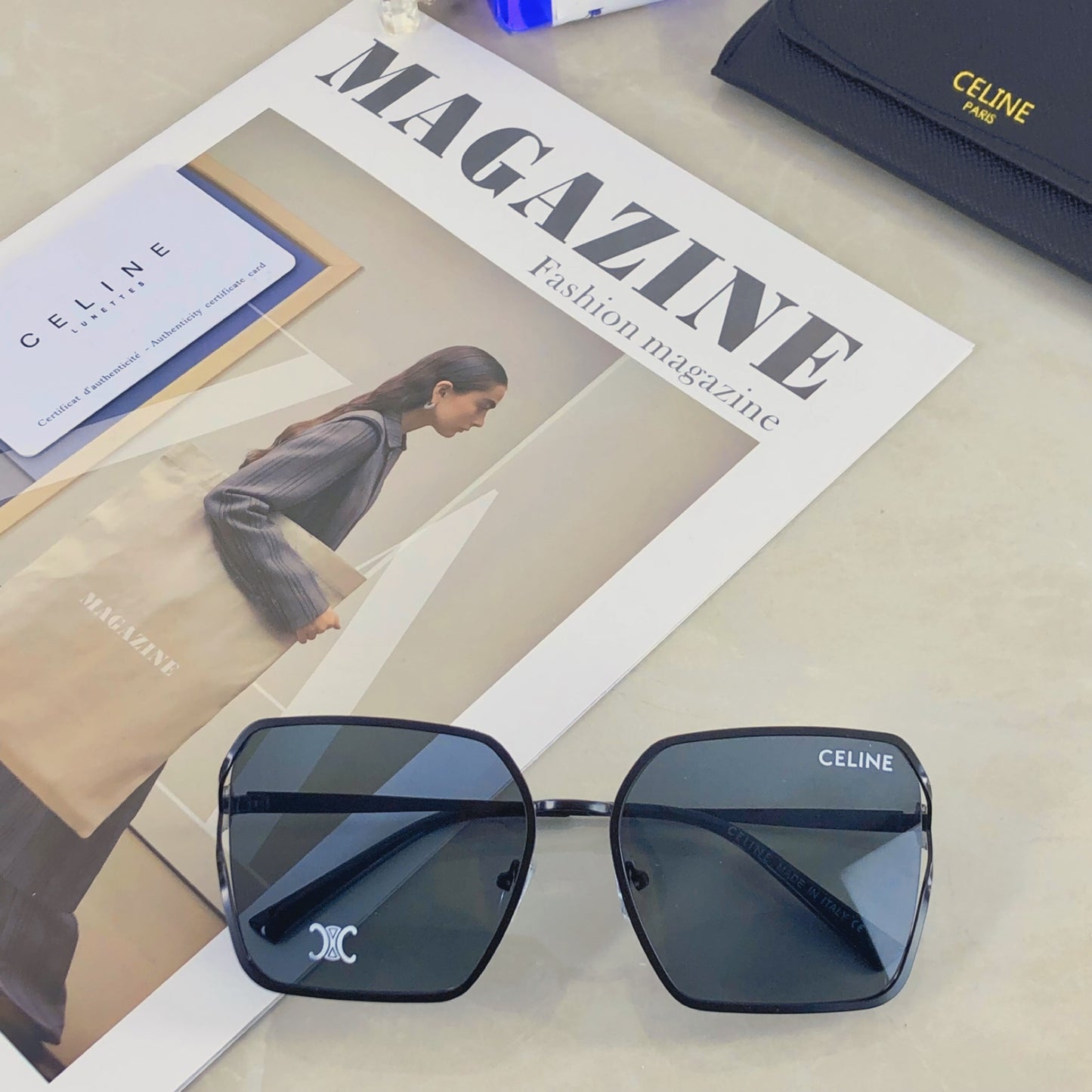 New  high-end sunglasses for women, trendy and elegant, socialite street photography fashion, small face, sun shading sunglasses