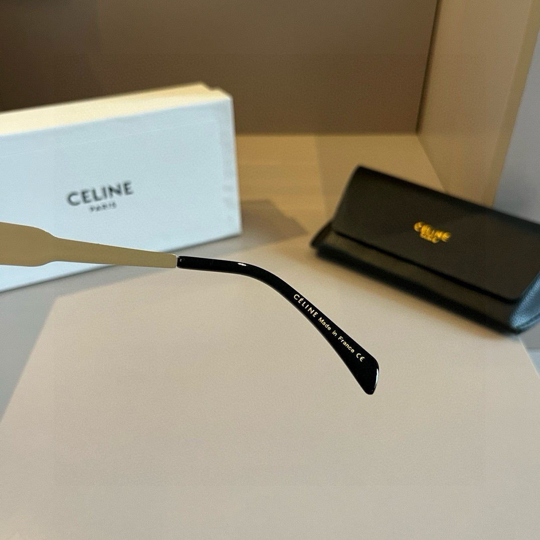 New Celine retro low-key and durable small round frame sunglasses