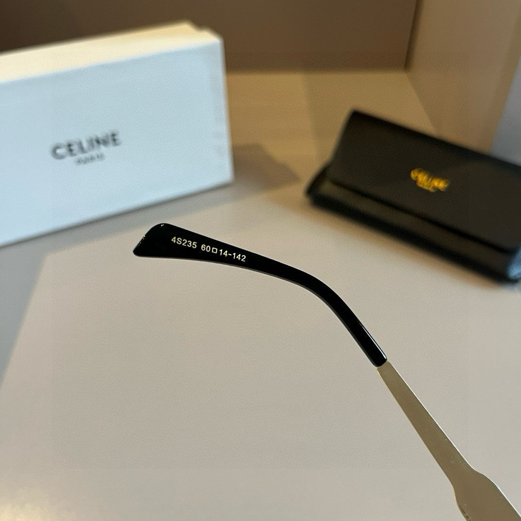 New Celine retro low-key and durable small round frame sunglasses