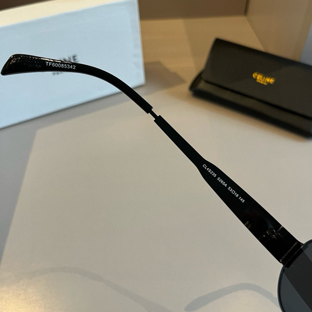 New Celine retro low-key and durable small round frame sunglasses