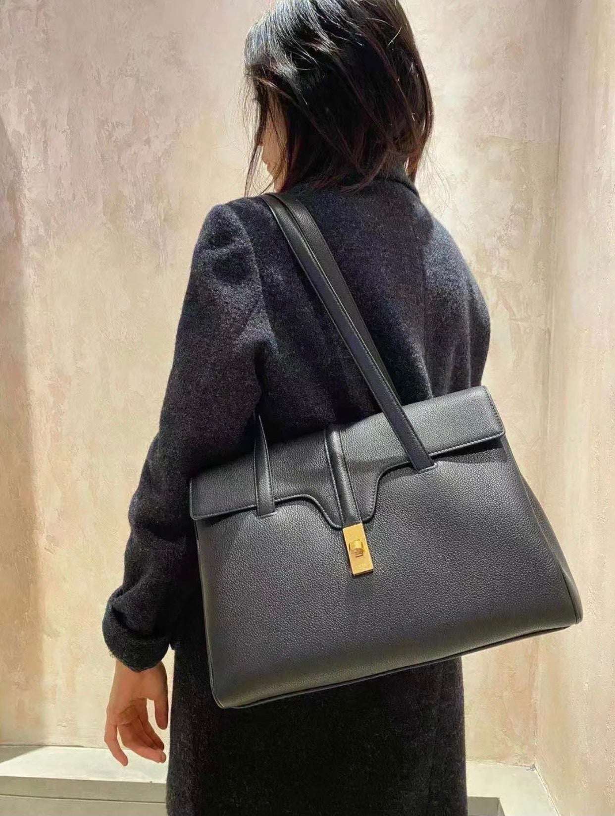 New luxury fashion SOFT women's large capacity handheld shoulder bag