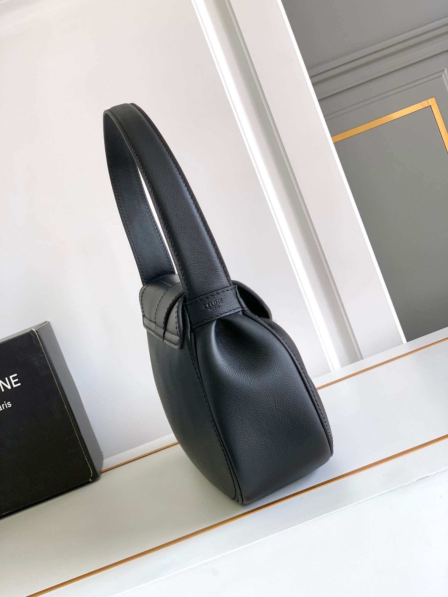 new luxury fashion soft cowhide armpit bag, single shoulder hand-held women's bag