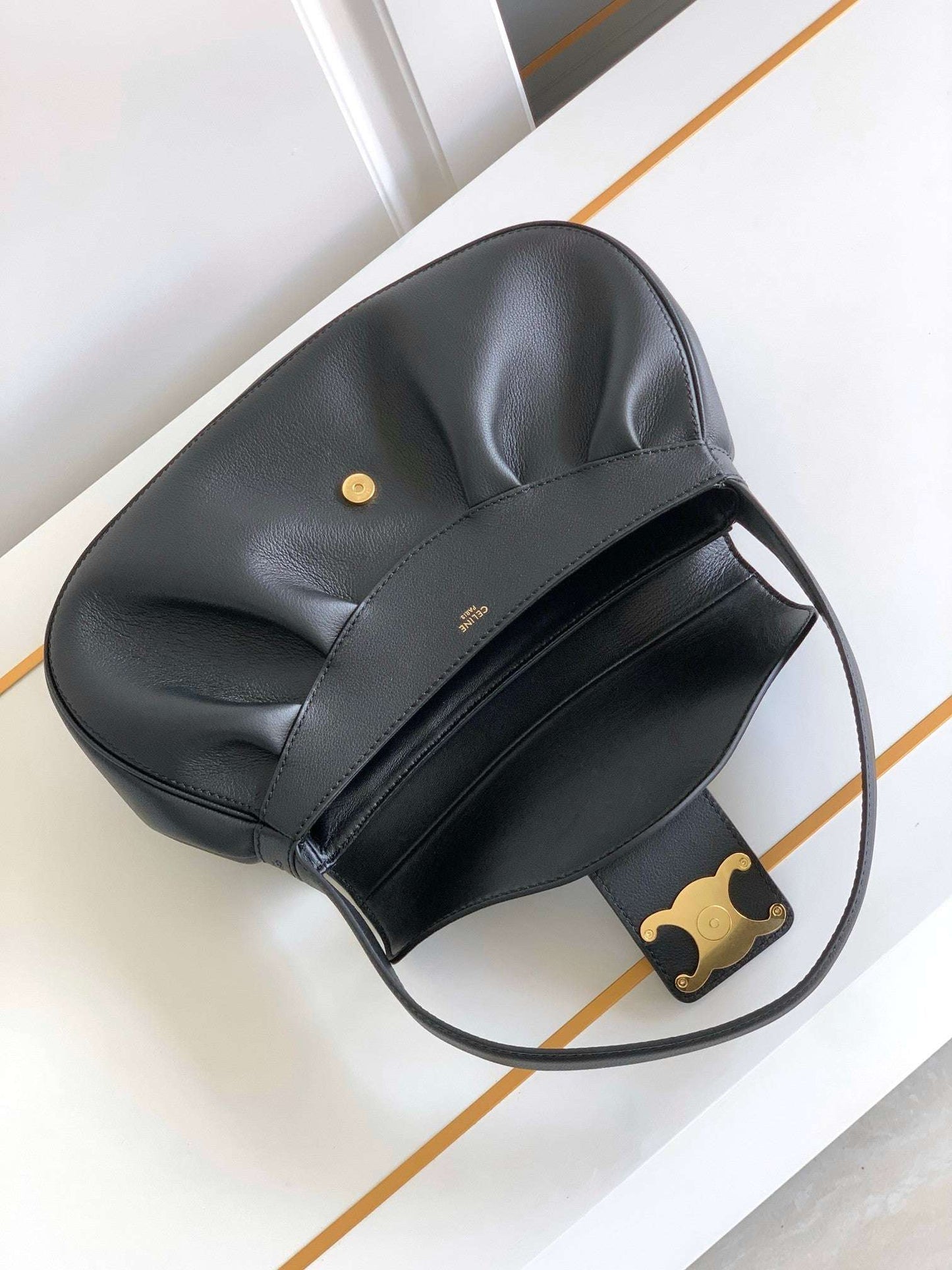 new luxury fashion soft cowhide armpit bag, single shoulder hand-held women's bag