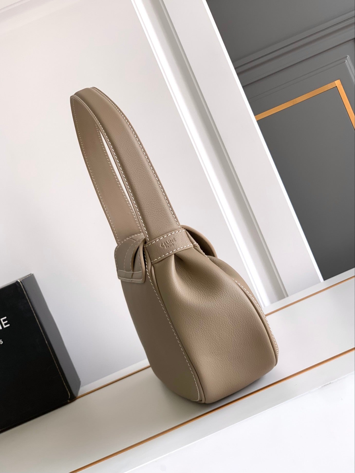 new luxury fashion soft cowhide armpit bag, single shoulder hand-held women's bag