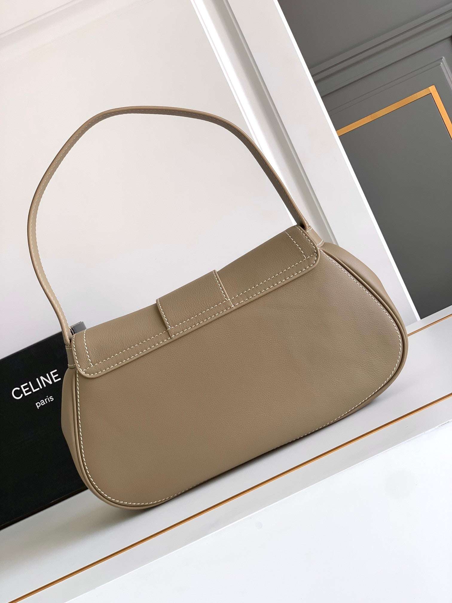 new luxury fashion soft cowhide armpit bag, single shoulder hand-held women's bag