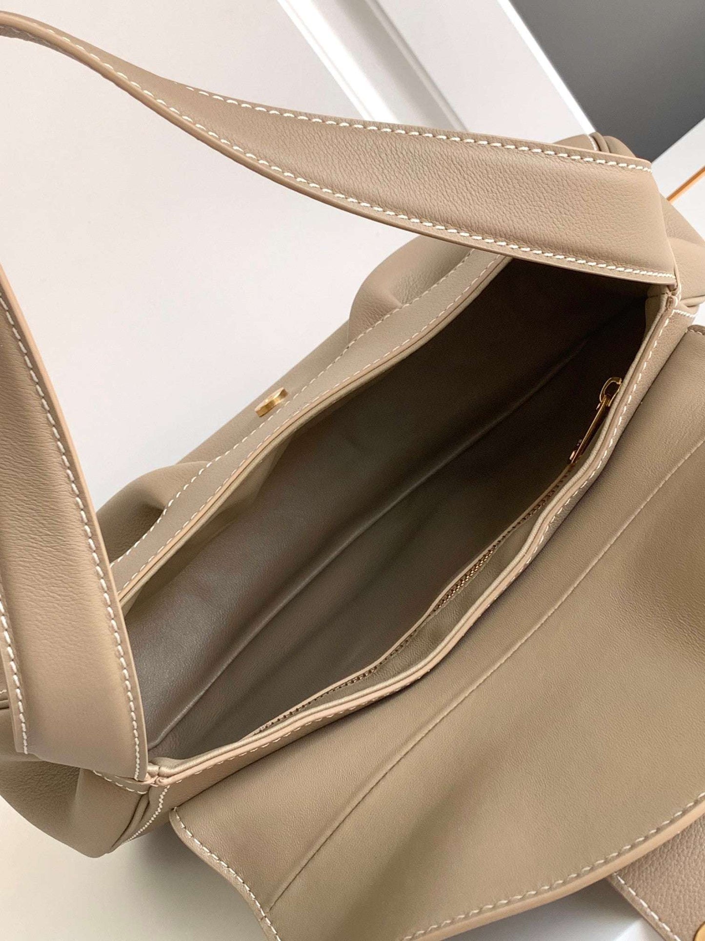 new luxury fashion soft cowhide armpit bag, single shoulder hand-held women's bag